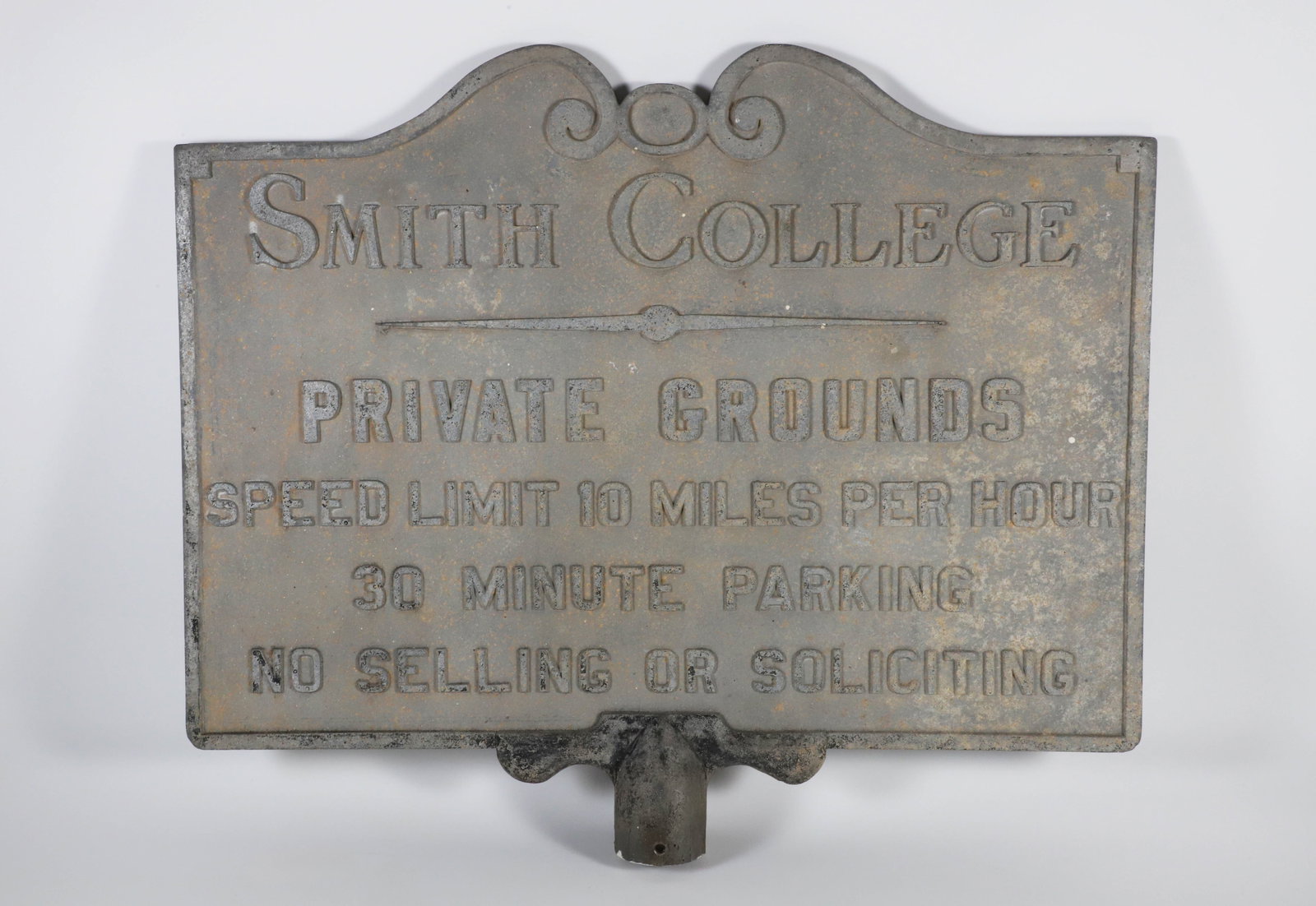 Vintage Metal Smith College Sign (1 of 5)
