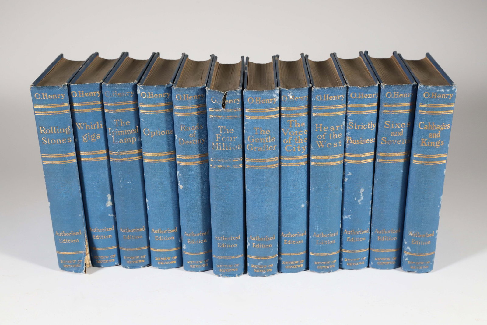 12 Volumes "O. Henry" Review of Reviews: 12 Volumes "O. Henry" Review of Reviews, including Rolling Stones, Whirligigs, The Trimmed Lamp, Options, Roads of Destiny, The Four Million, The Gentle Grafter, The Voice of the City, Heart of the We