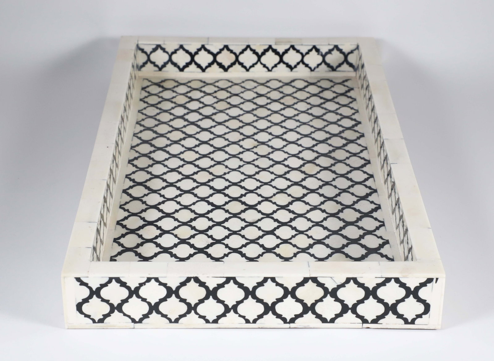 Bone Inlaid Serving Tray - 4