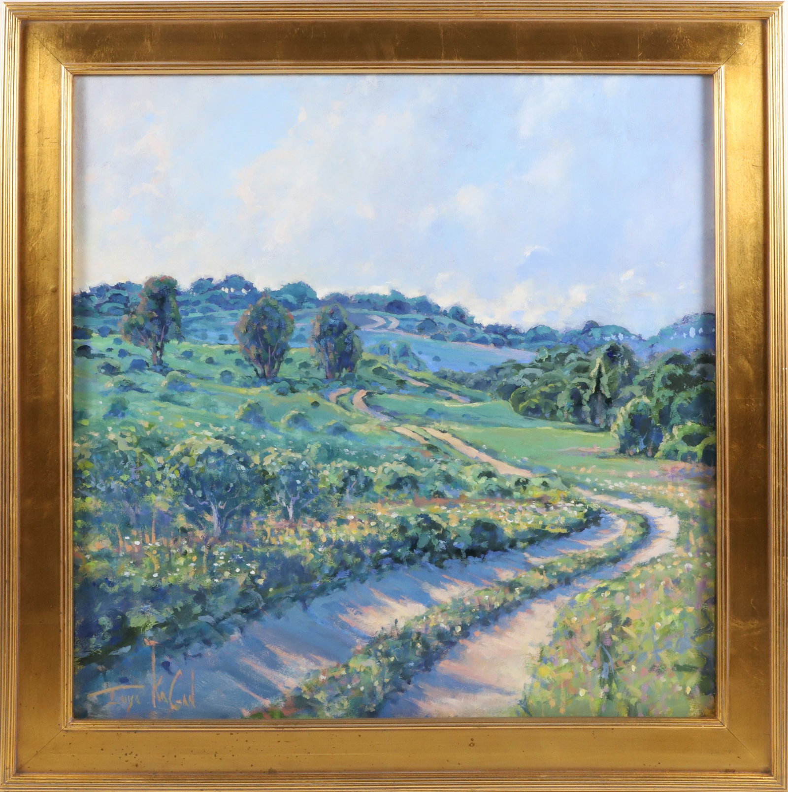 Illya Kagan Oil on Canvas "Middle Moors Road" (1 of 6)