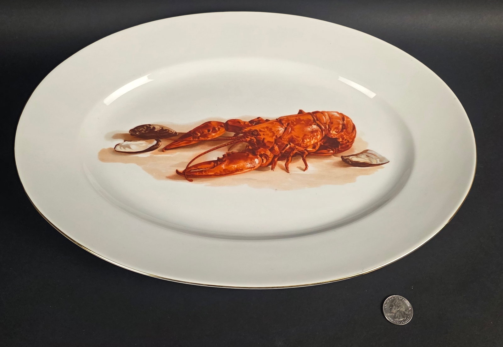 Vintage Richard Ginori Lobster Dinner Serving Platter, 20th century (1 of 3)