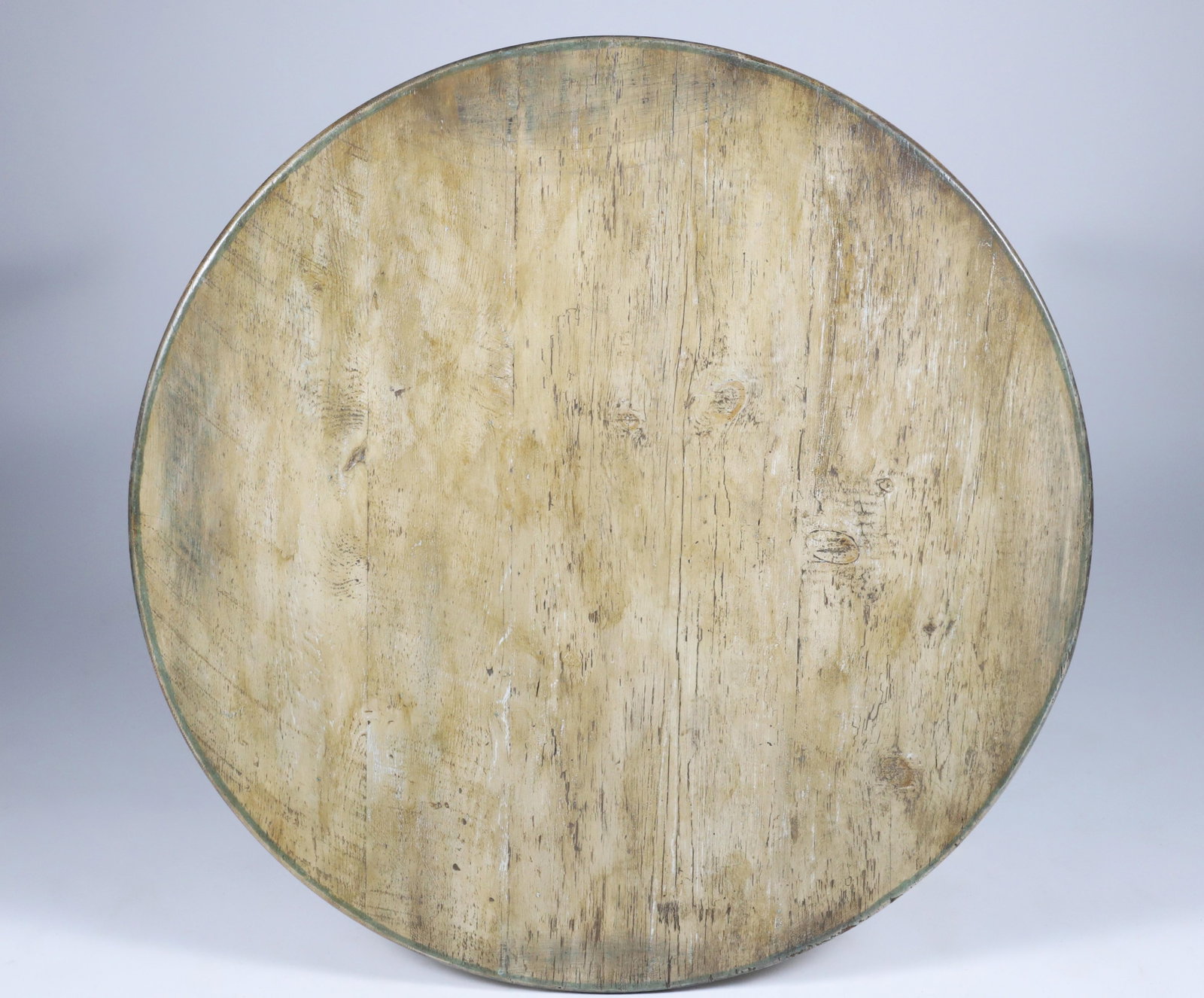 White Washed Country Round Breakfast Table - 4