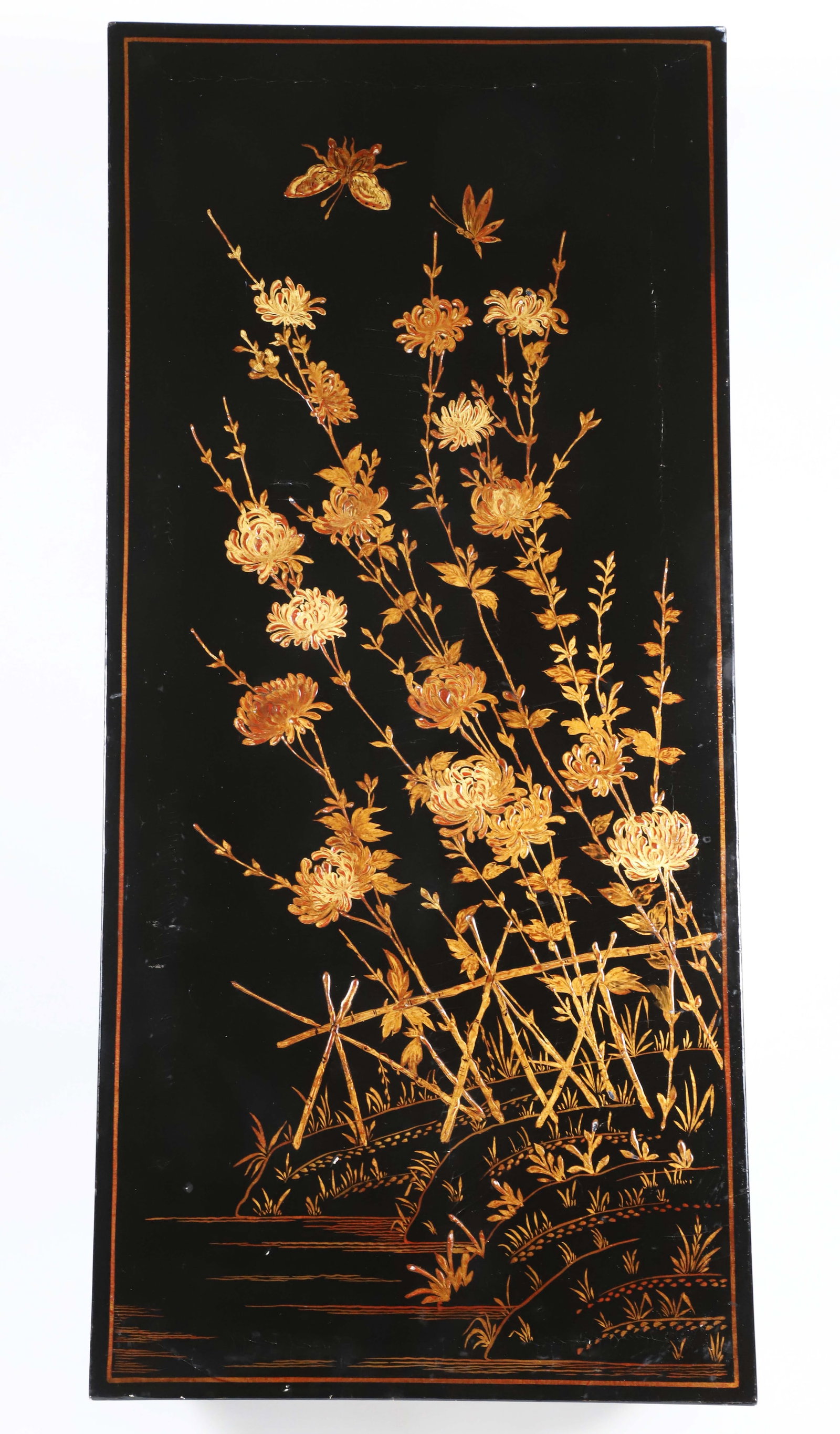 Black Lacquer Chinese Coffee Table - 4