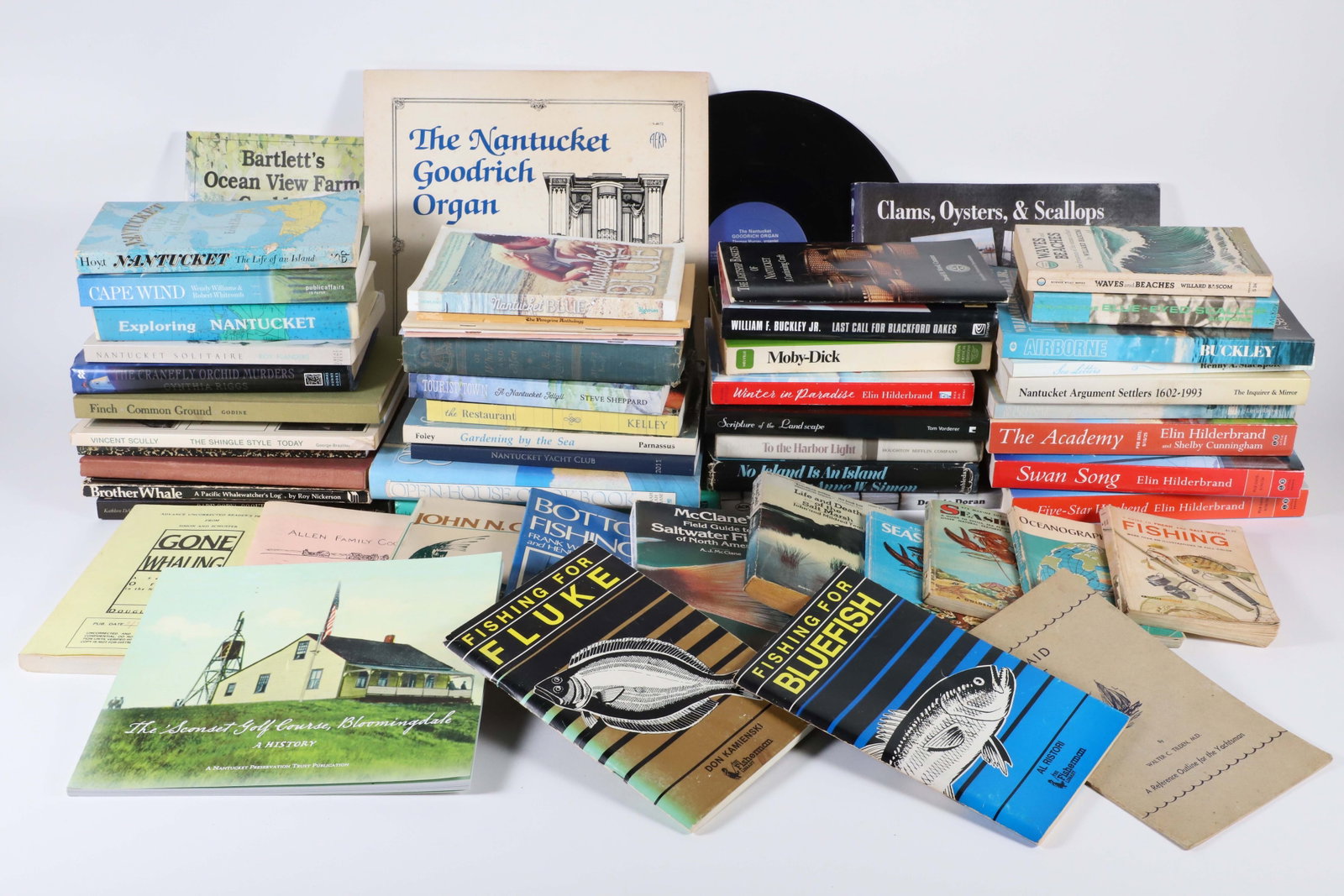 Approximately 55 Nantucket Books (1 of 7)