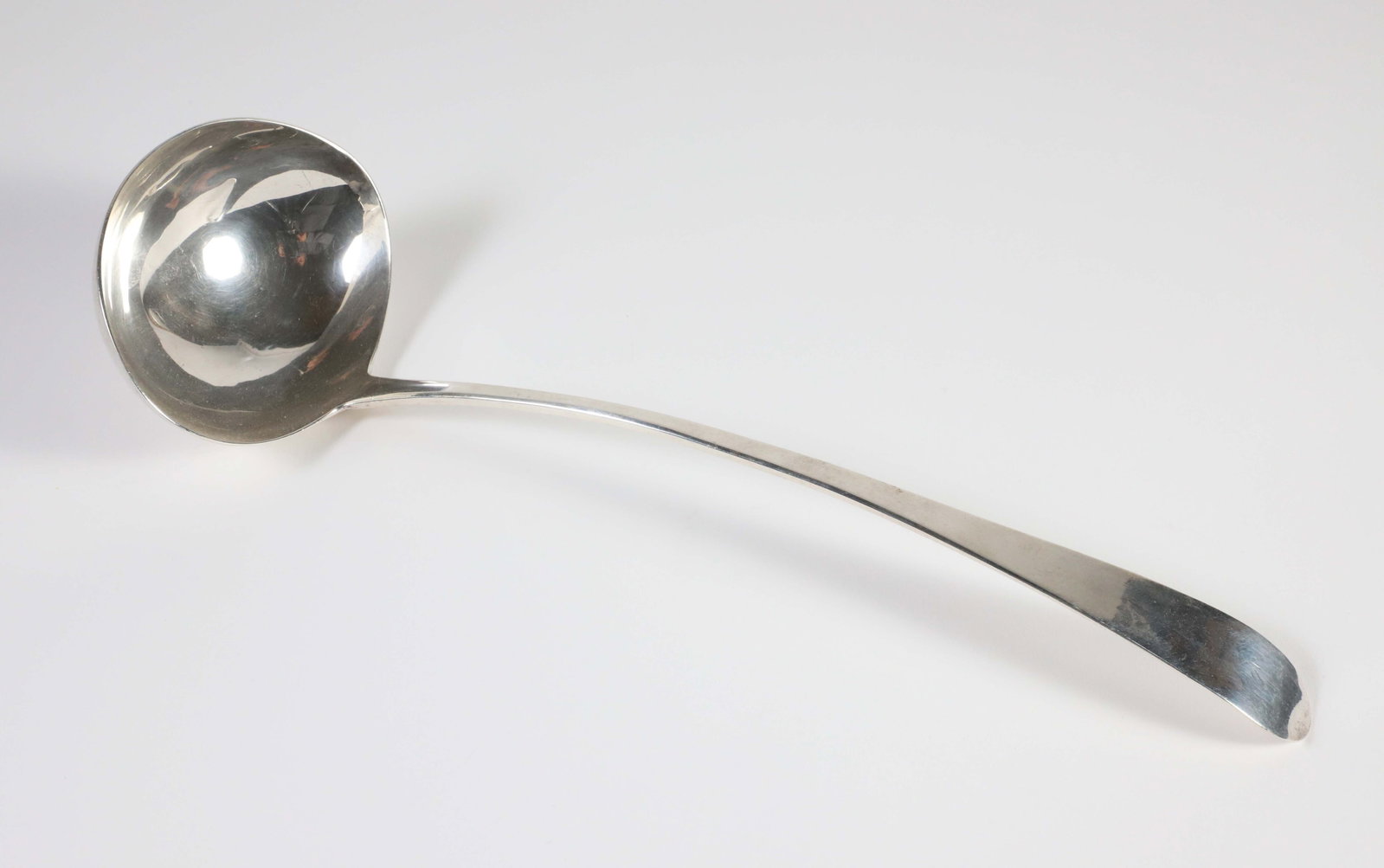 George III Irish Sterling Silver Soup Ladle, James Salter, Dublin, 1800 (1 of 3)