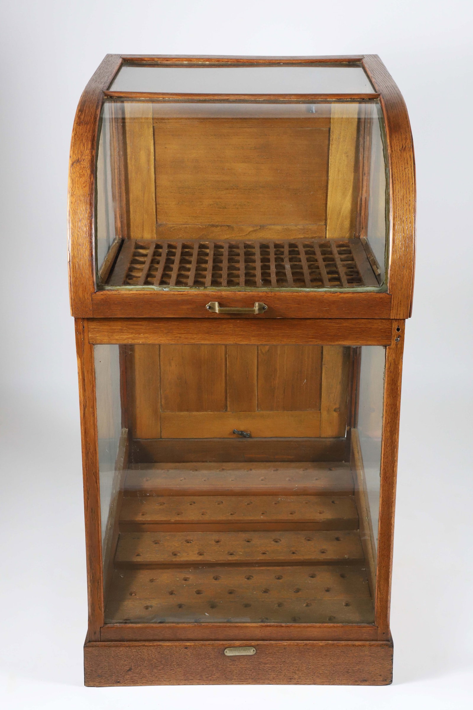 Oak Dome Top Cane Rack Display Showcase (1 of 6)