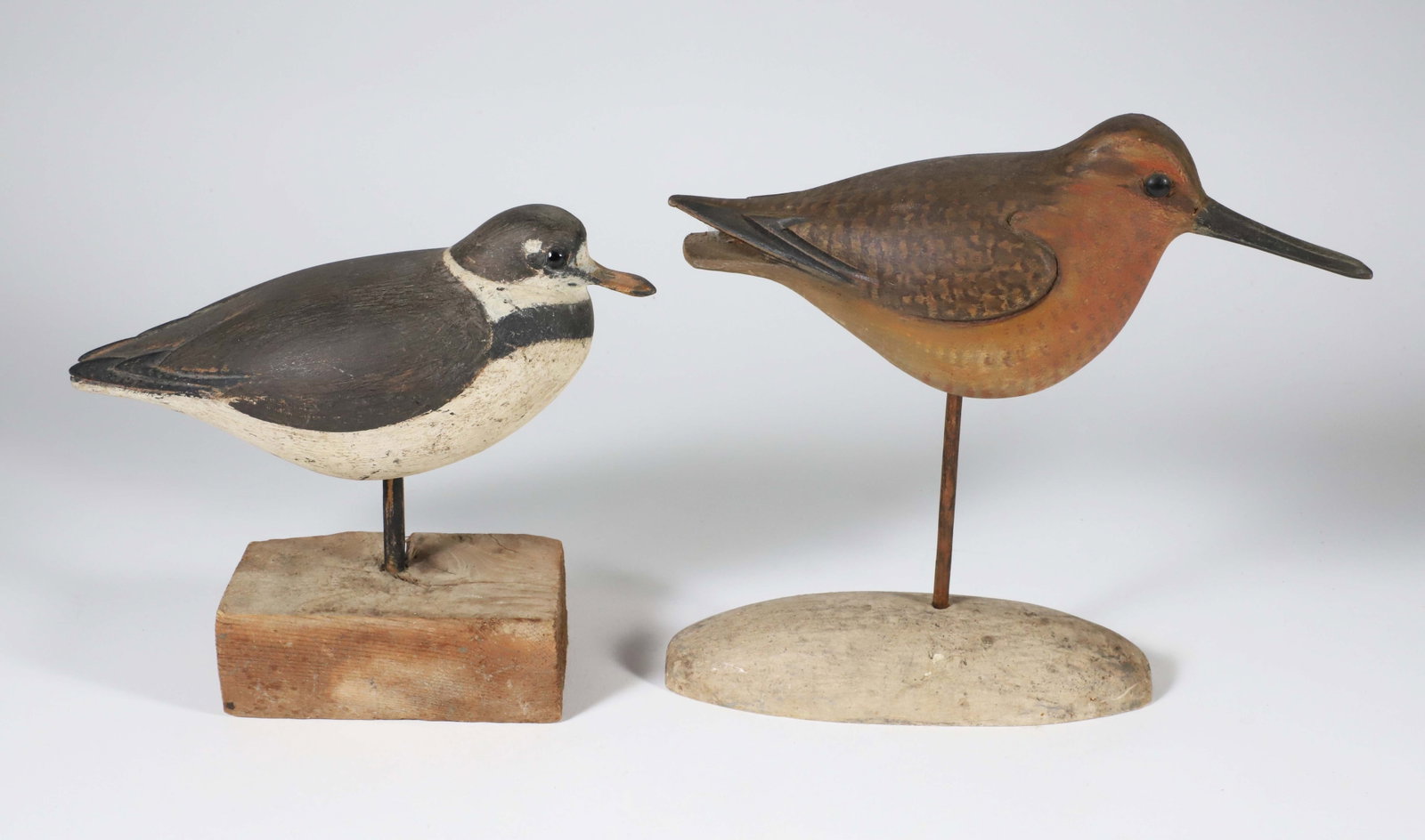 Two Vintage David B. Ward Shorebird Snipe Decoys (1 of 5)