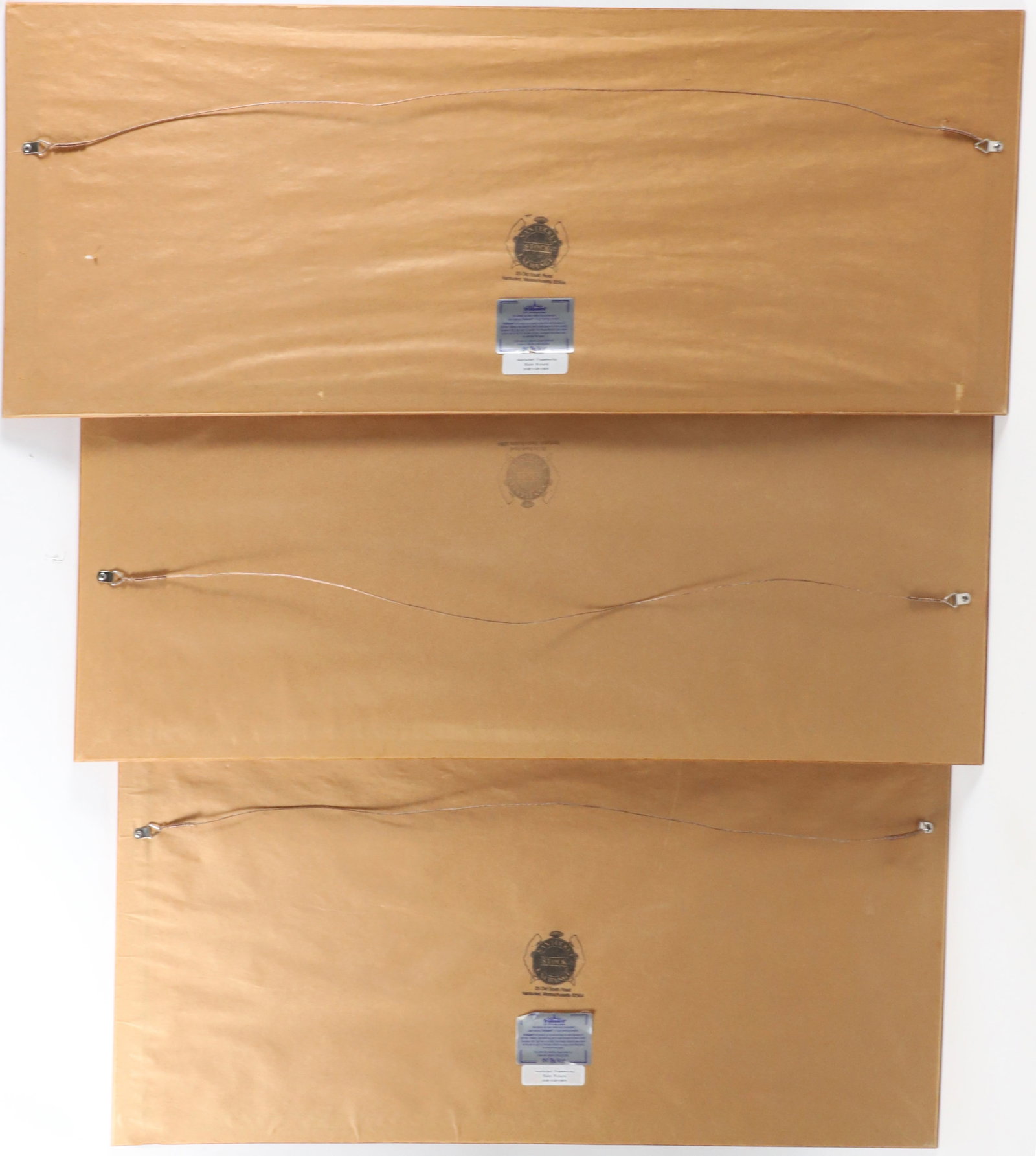 Three Maritime "Knots" Framed Triptychs - 6