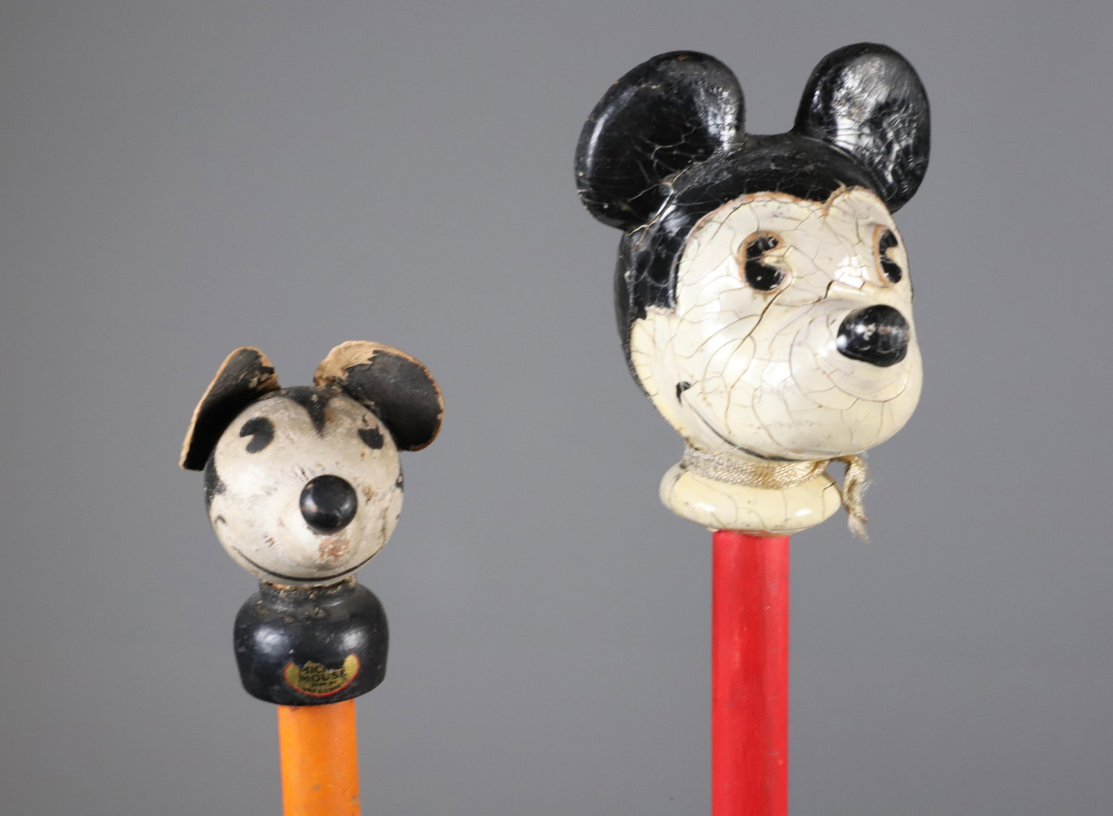 Two Mickey Mouse Walking Sticks - 2