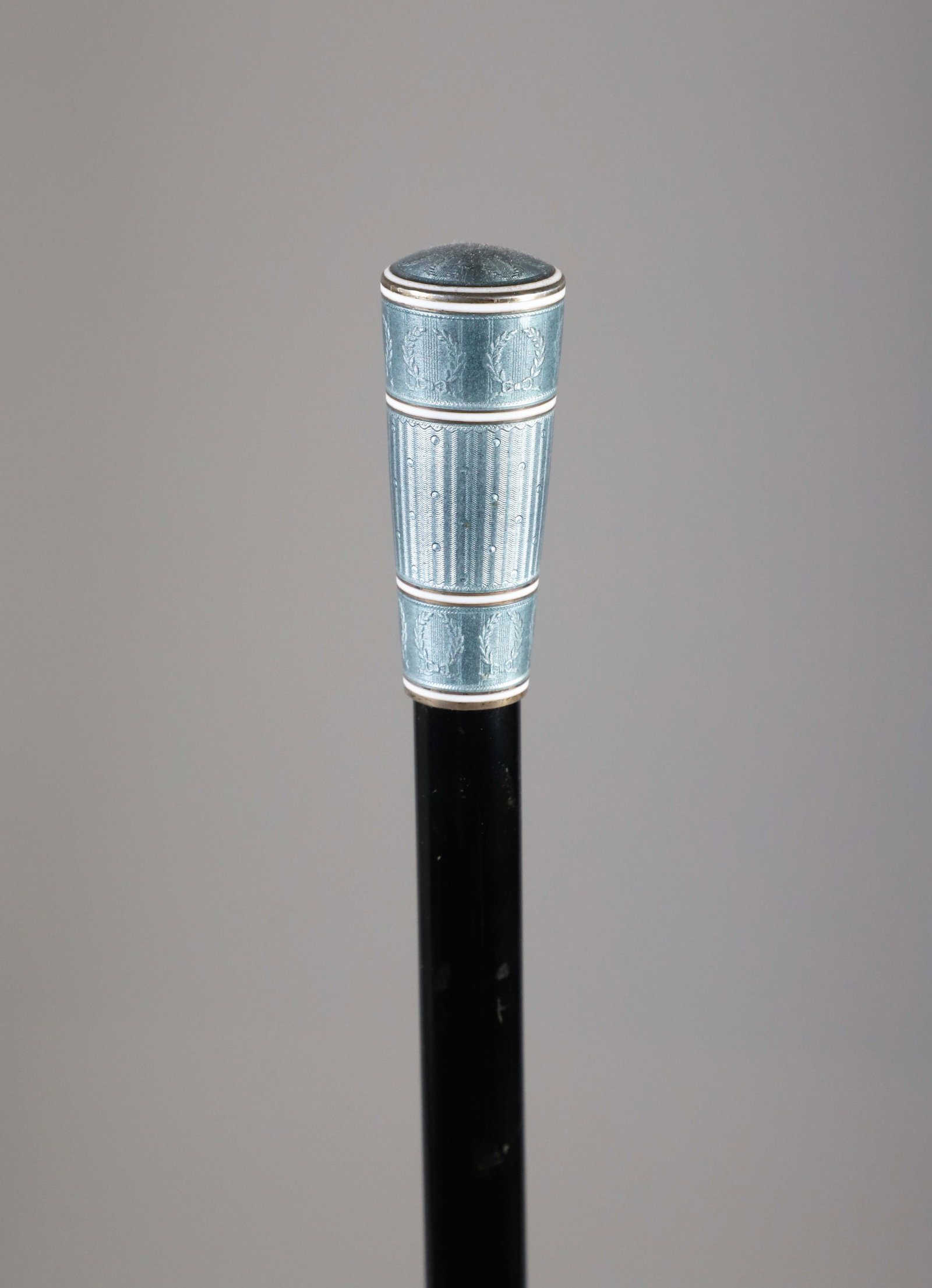 Art Deco Enamel Grip Walking Stick