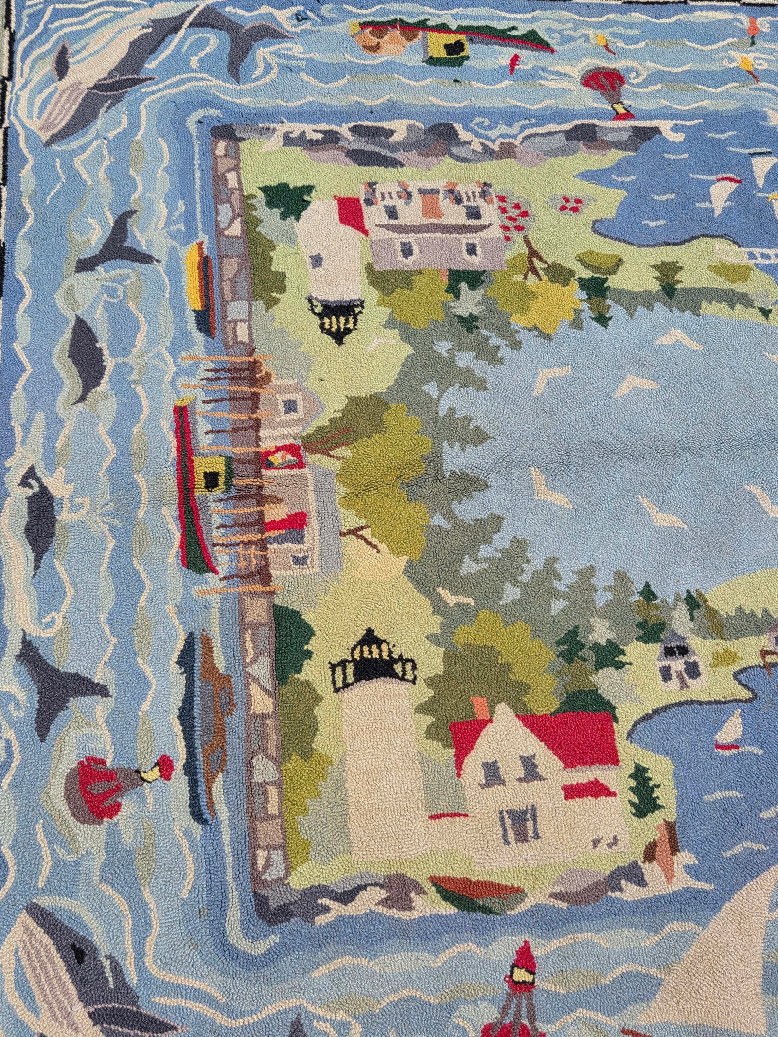 Claire Murray Nantucket Hooked Rug - 5