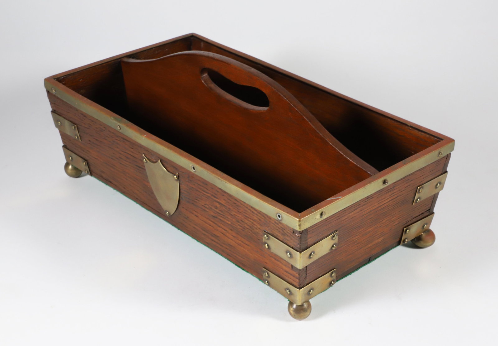 Brass Bound Cutlery Tray - 2
