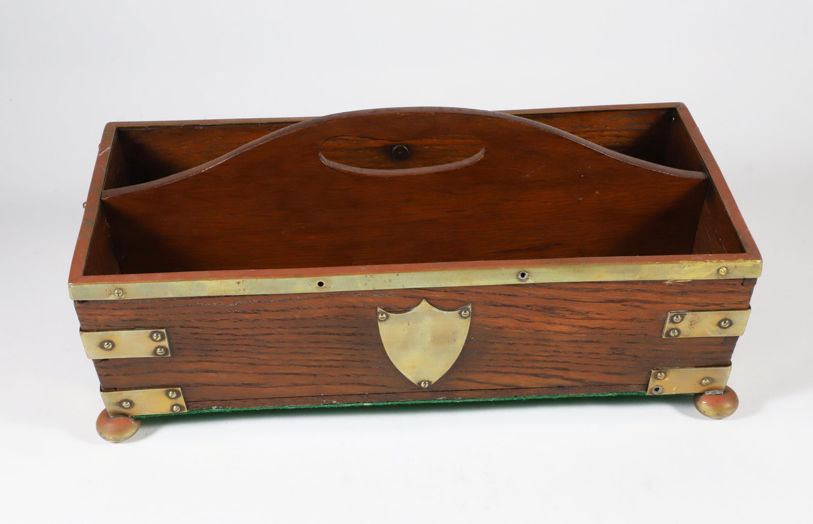 Brass Bound Cutlery Tray - 3