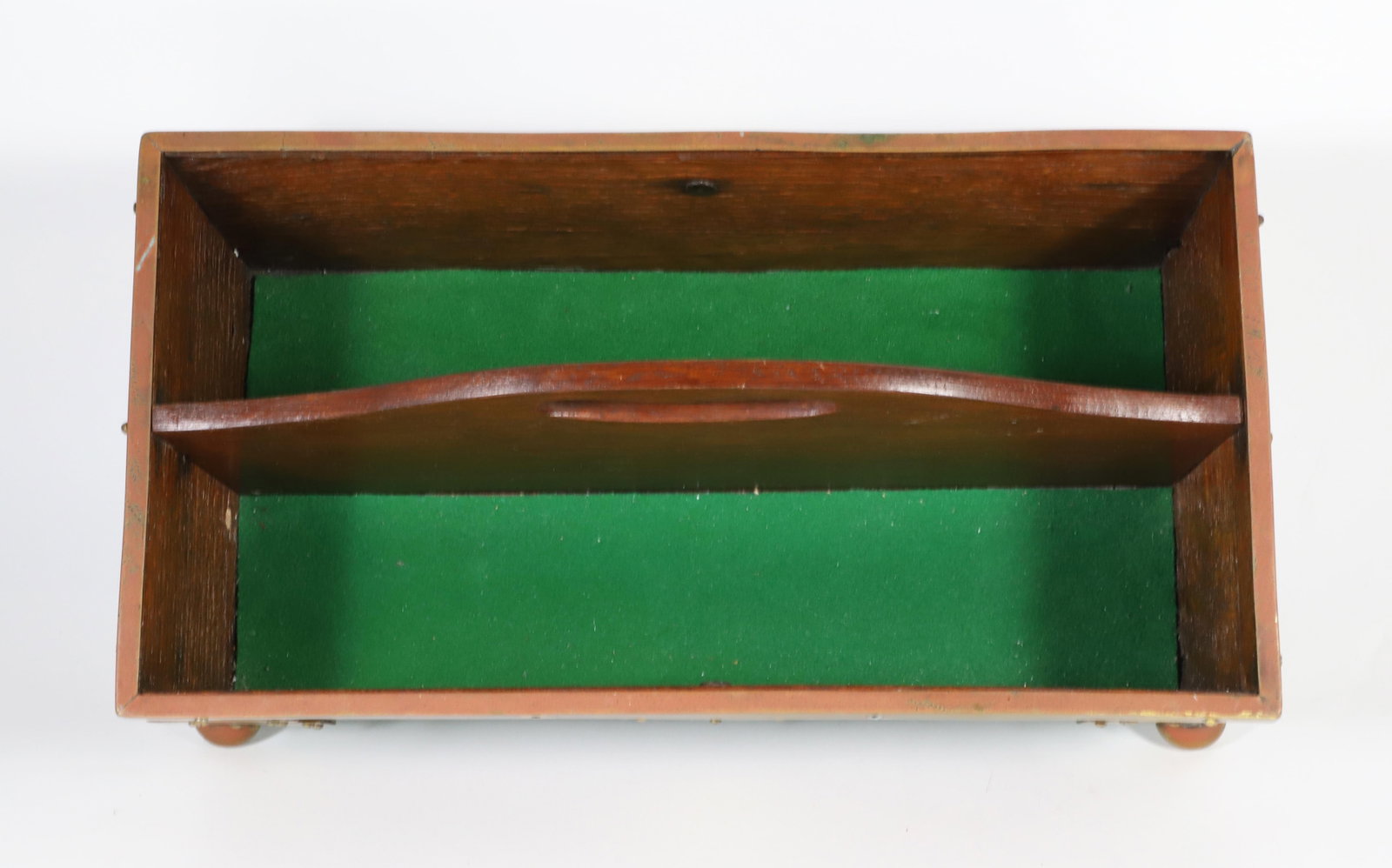 Brass Bound Cutlery Tray - 4