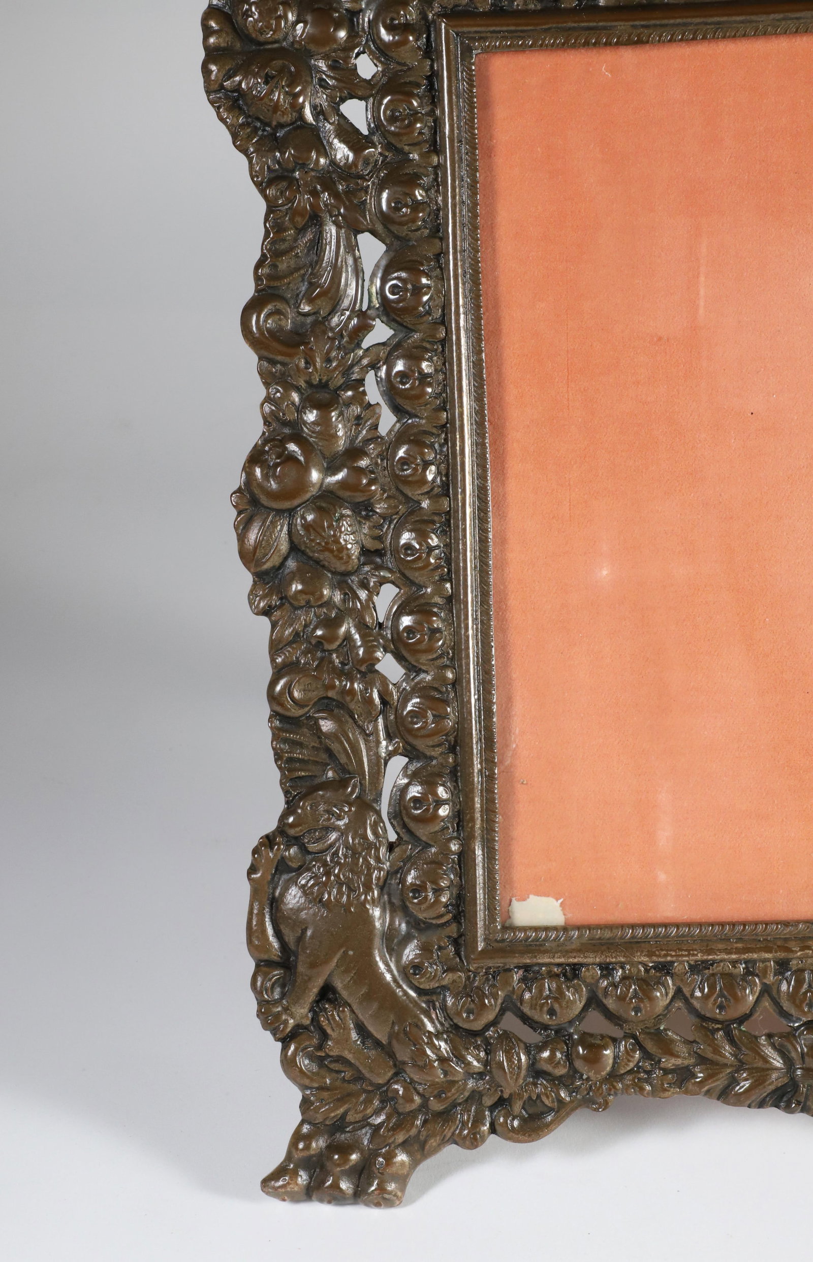 Repousse Silver Plated Easel Back Picture Frame - 3