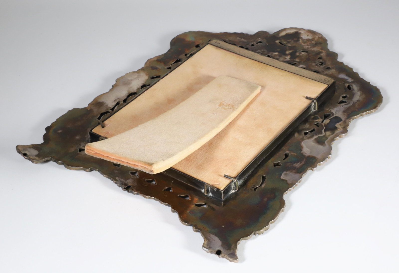 Repousse Silver Plated Easel Back Picture Frame - 6
