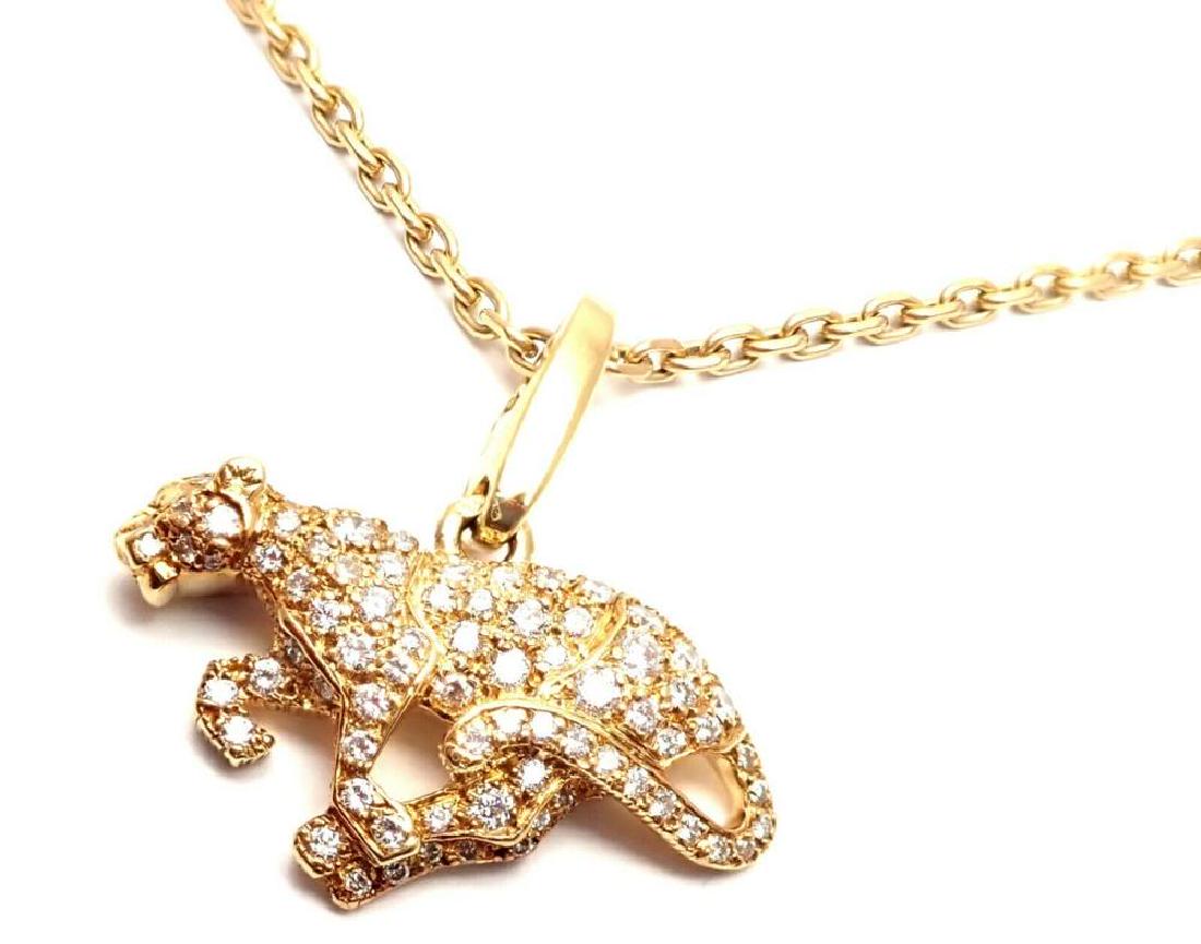 Authentic! Cartier Panther 18k Yellow Gold Diamond (1 of 4)