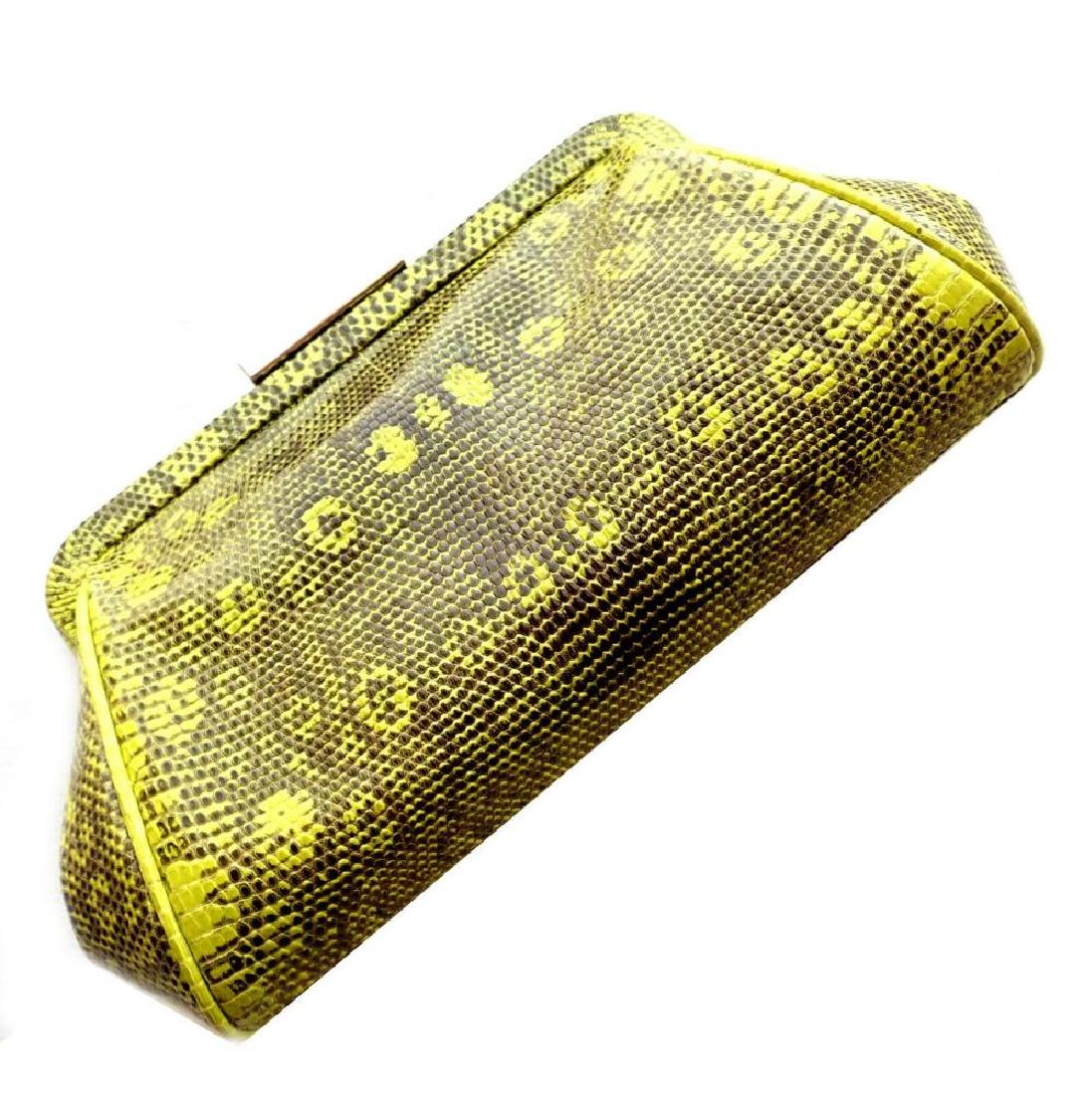 Tiffany & Co Holly Bright Lime Color Glazed Crocodile (1 of 8)