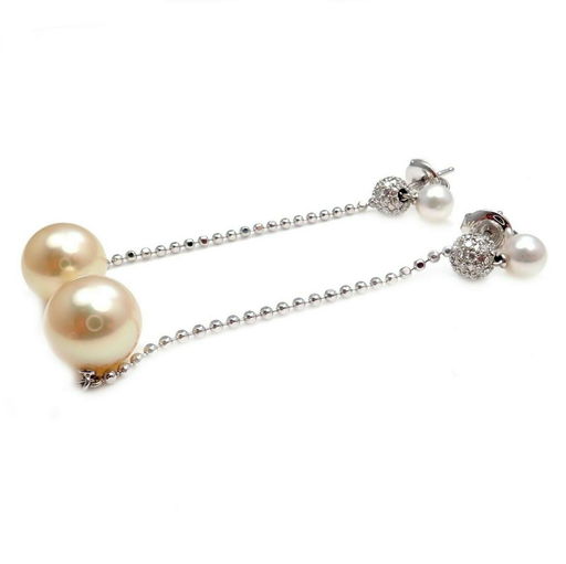 Mikimoto 18k Gold 10mm Golden South Sea Pearl Earrings Sep Mikimoto 18k Gold 10mm Golden South Sea Pearl Earrings Sep