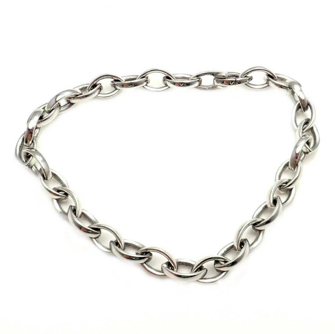 Piaget 18K White Gold Link Bracelet 7.5": Metal: 18k White Gold Weight: 16.8 grams Length: 7.5" Hallmarks: 750 PIaget