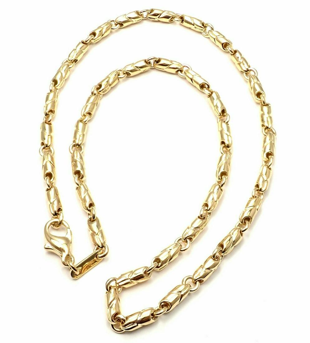 Bulgari 18k Yellow Gold Link Chain Necklace (1 of 9)