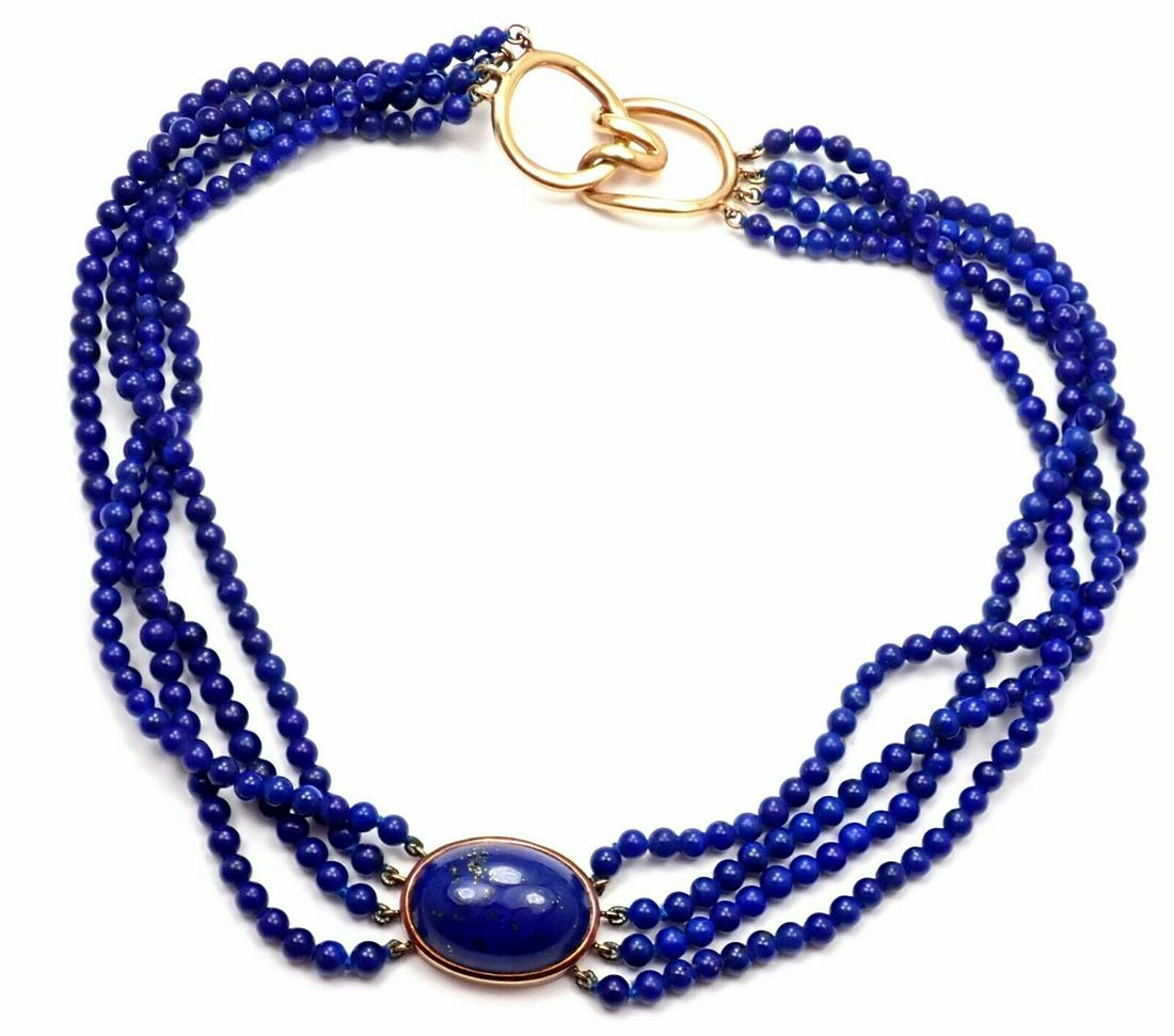 Tiffany & Co. Cummings 18k Yellow Gold Lapis Lazuli (1 of 12)