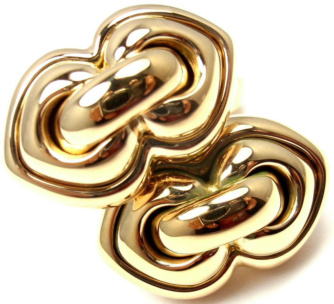 Bvlgari Bulgari 18k Yellow Gold Cufflinks (1 of 12)