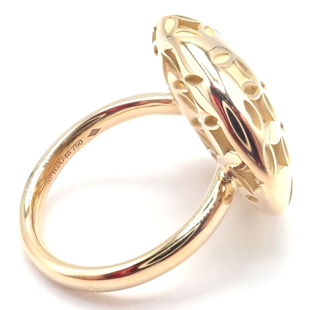 Louis Vuitton Monogram 18k YG Large Ring - 2