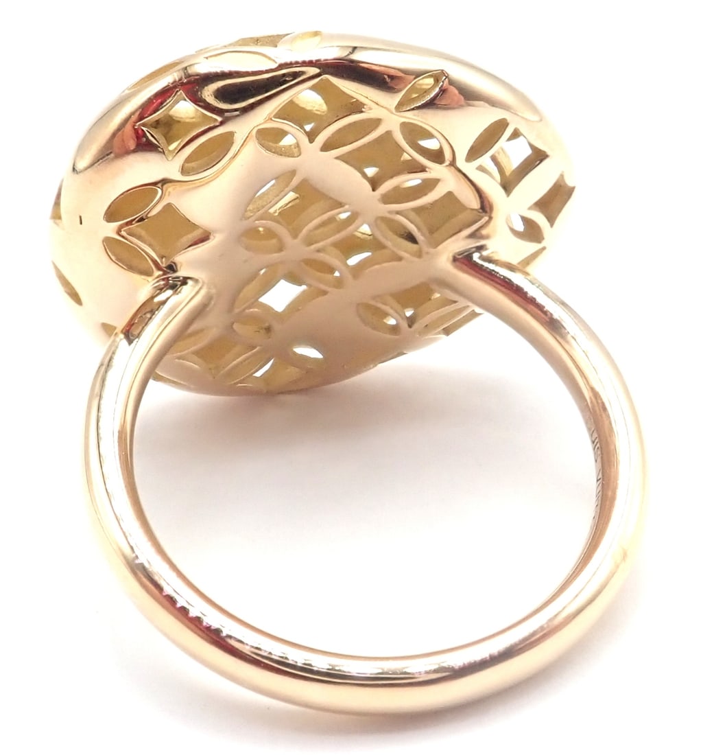 Louis Vuitton Monogram 18k YG Large Ring - 3