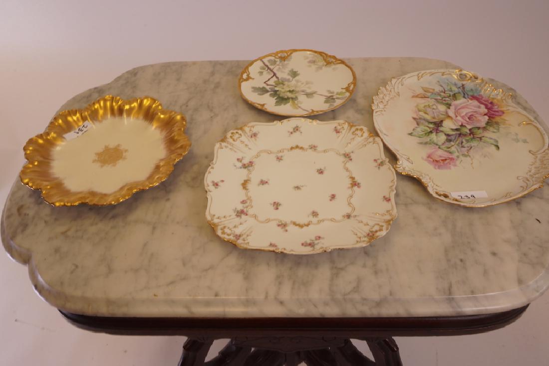 Lot of various Limoges & KPM Plates & trays: Lot of various Limoges & KPM Plates & trays