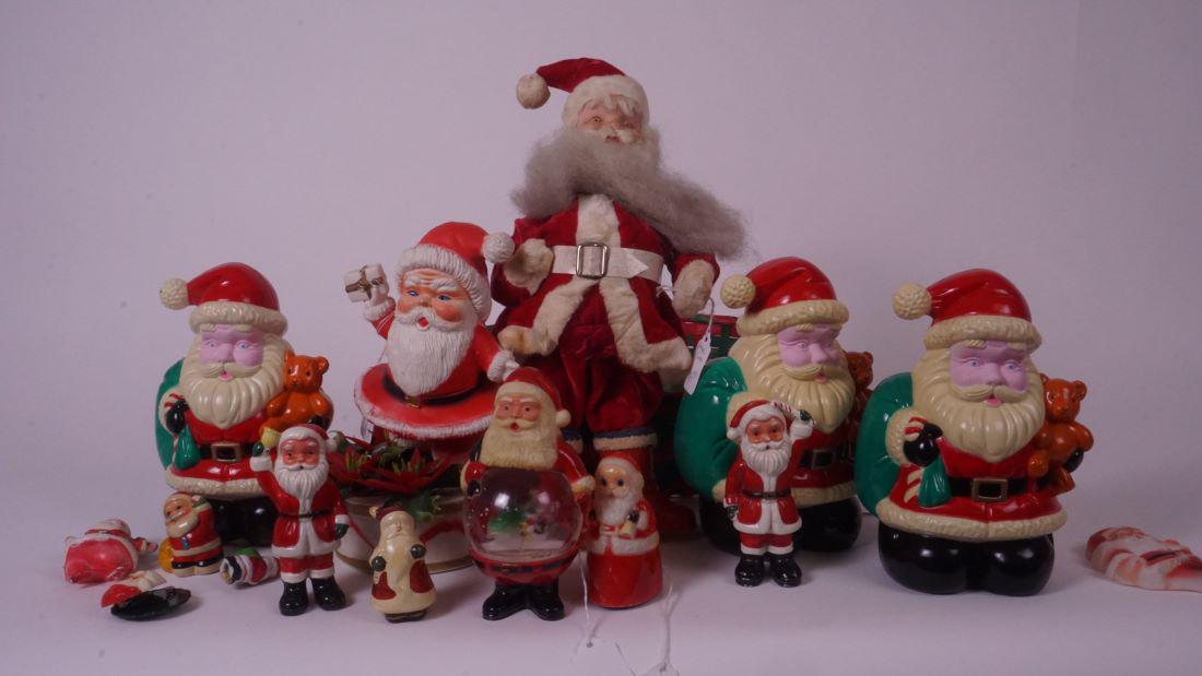 Christmas Santa Clause Vintage Lot of 12 decorative (1 of 2)