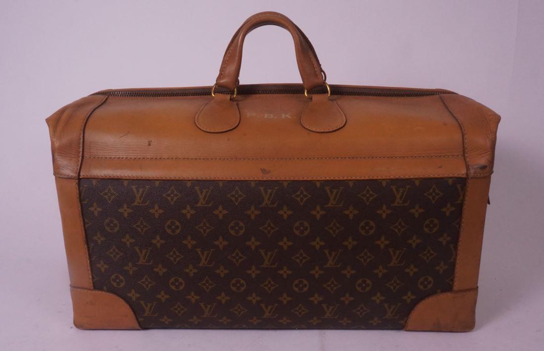 Louie Vuitton Monogramed Carry On Suit Case Trunk (1 of 6)