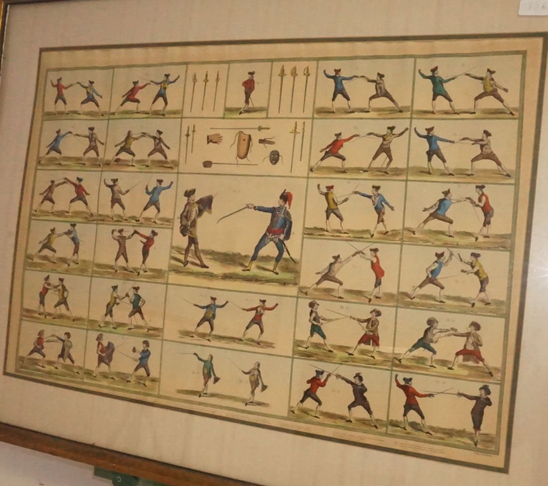 19th Century French Fencing Large Print (1 of 5)