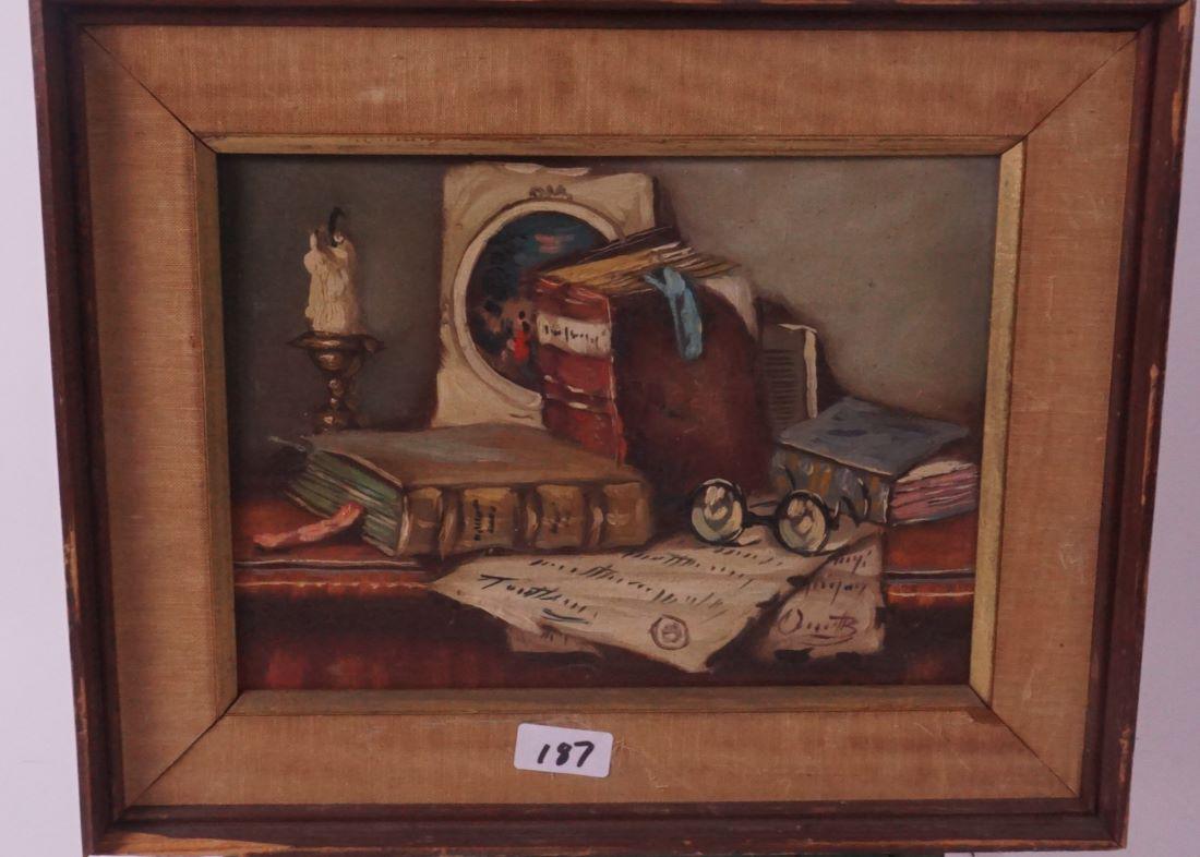 Antique Still life Oil on Canvas Painting Signed (cant read signature): Antique Still life Oil on Canvas Painting Signed (cant read signature) 16" x 13"