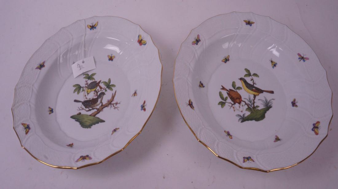 Herend Hungry Rothschild Pattern Two Large Serving Bowls (1 of 3)