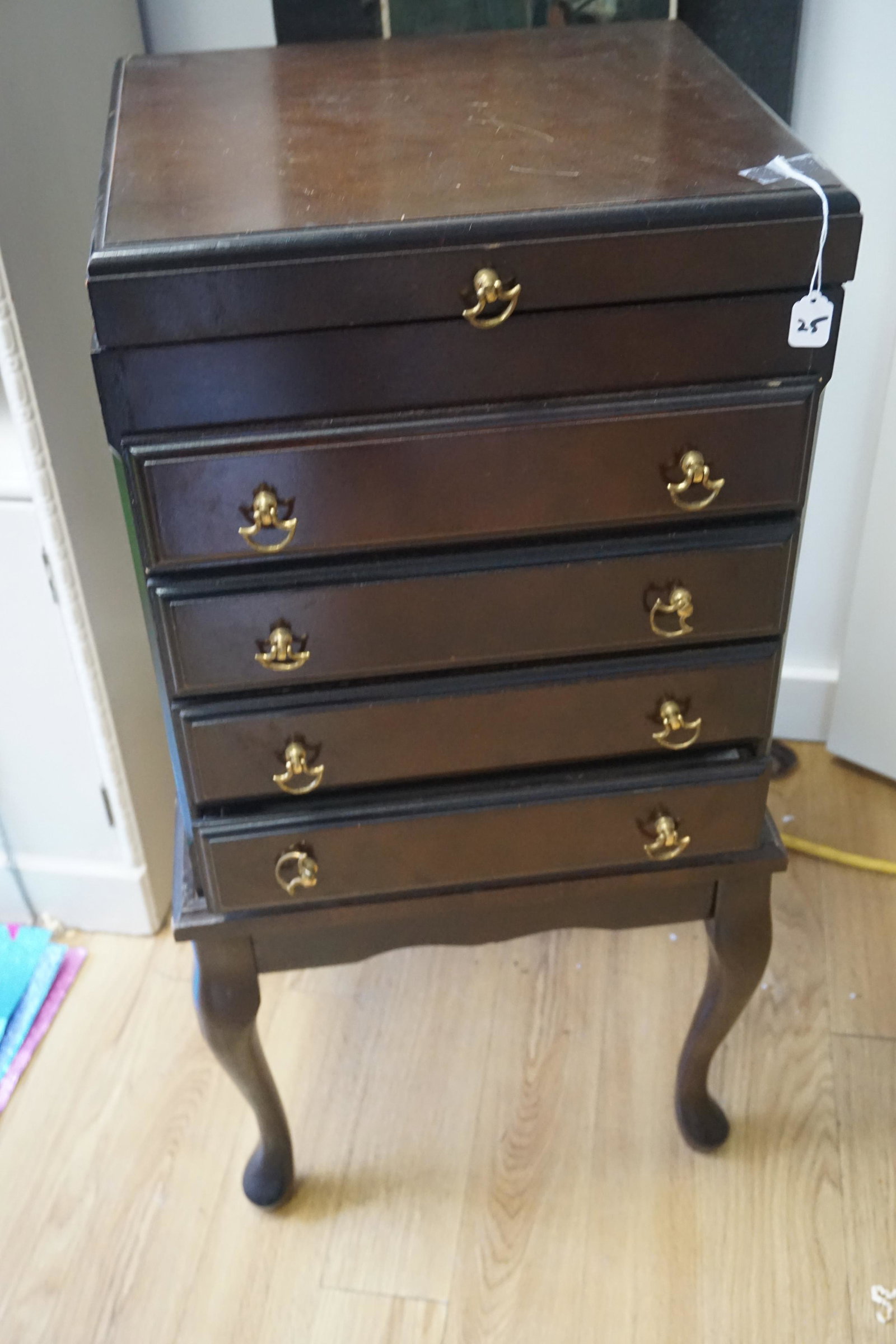 Silver Chest Queen Anne Style (1 of 4)