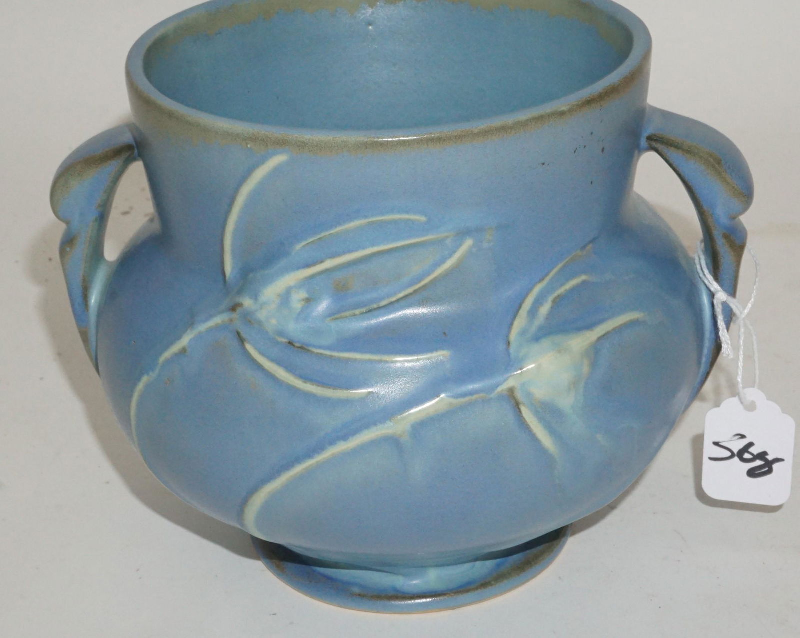 Roseville 644 4 Art Pottery Vase Teasel Auction