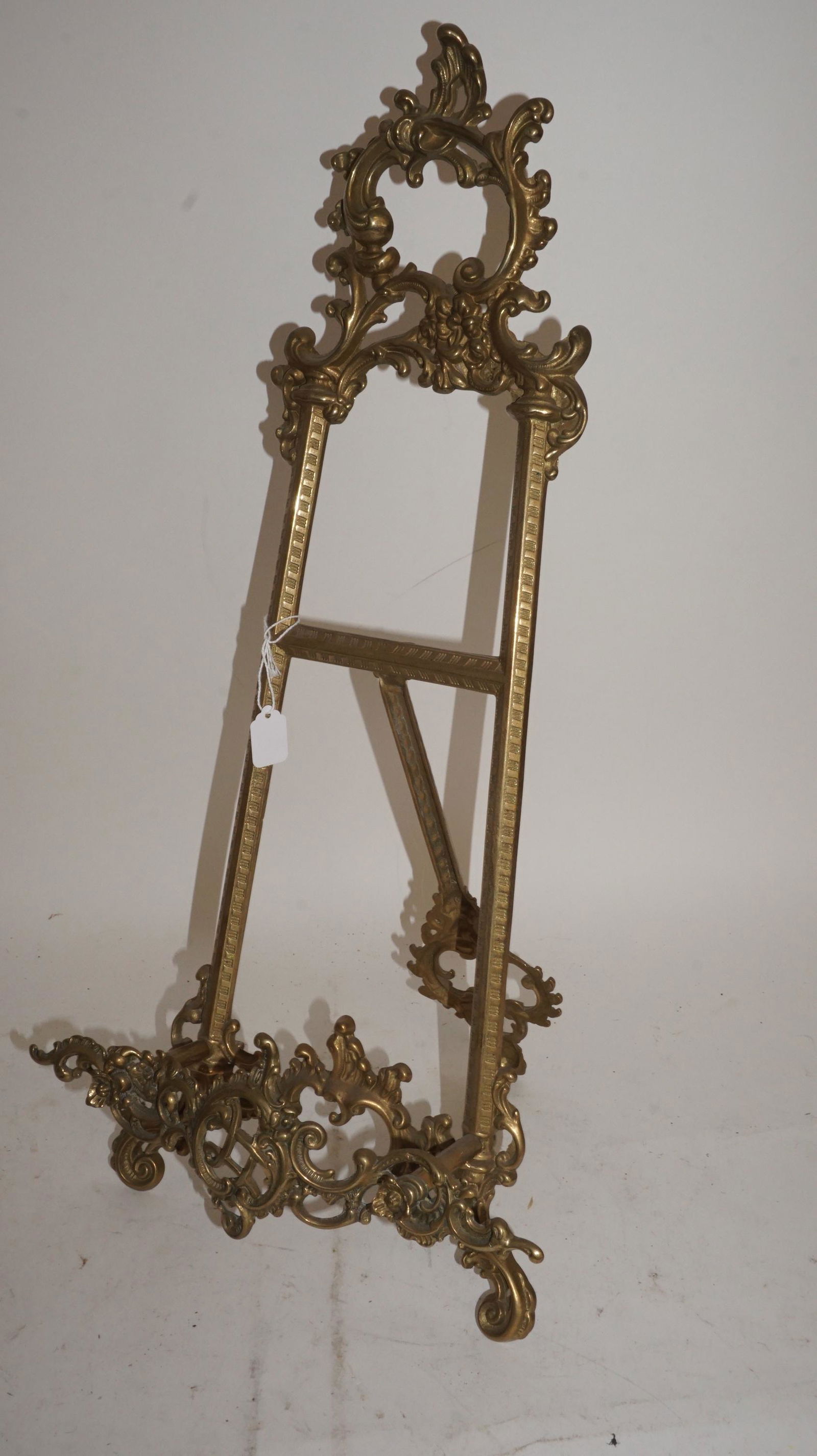 Solid Brass Ornate Easel (1 of 4)