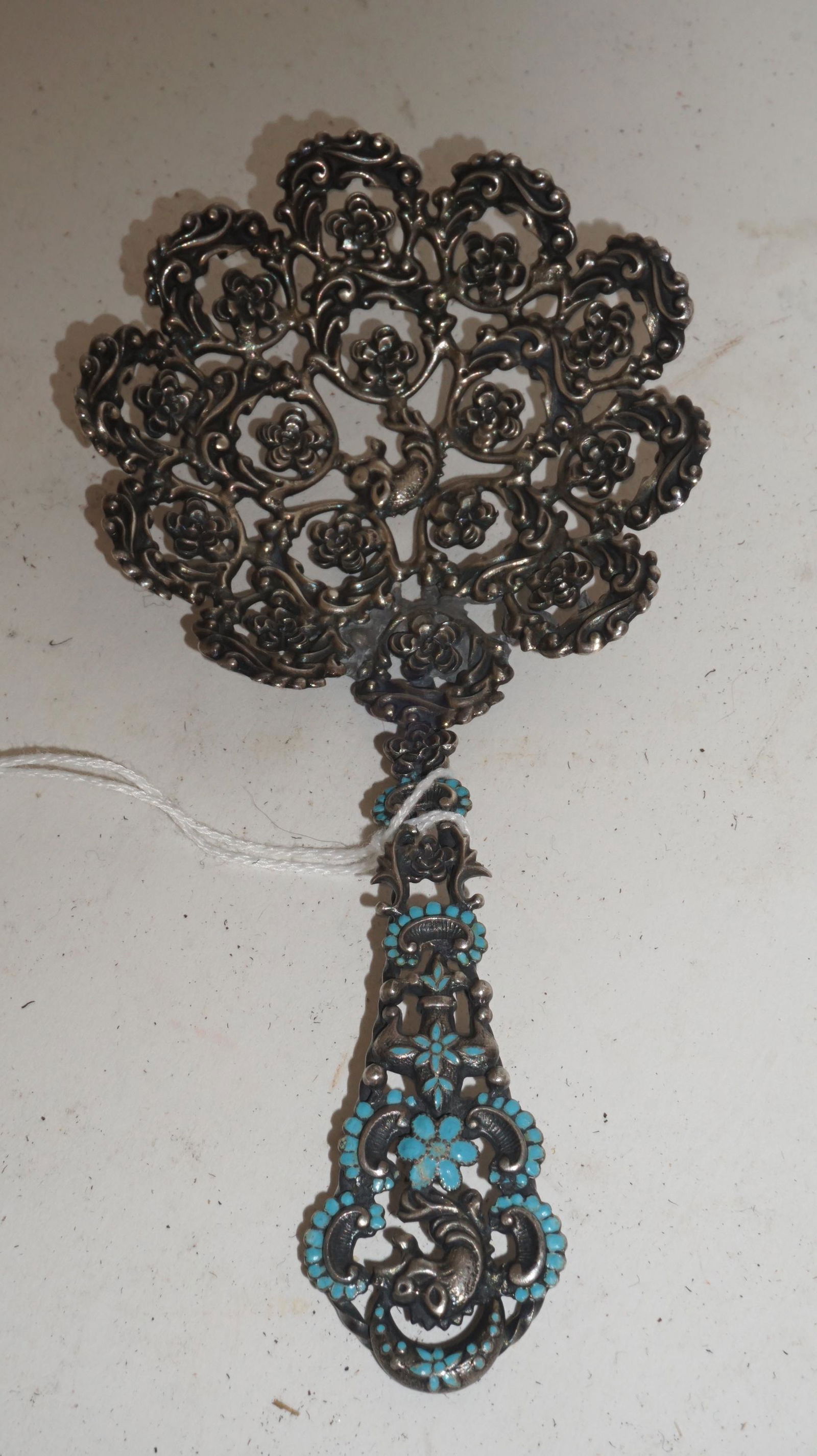 Enameled Sterling Silver Spoon Decorative Home dÃ©cor (1 of 2)