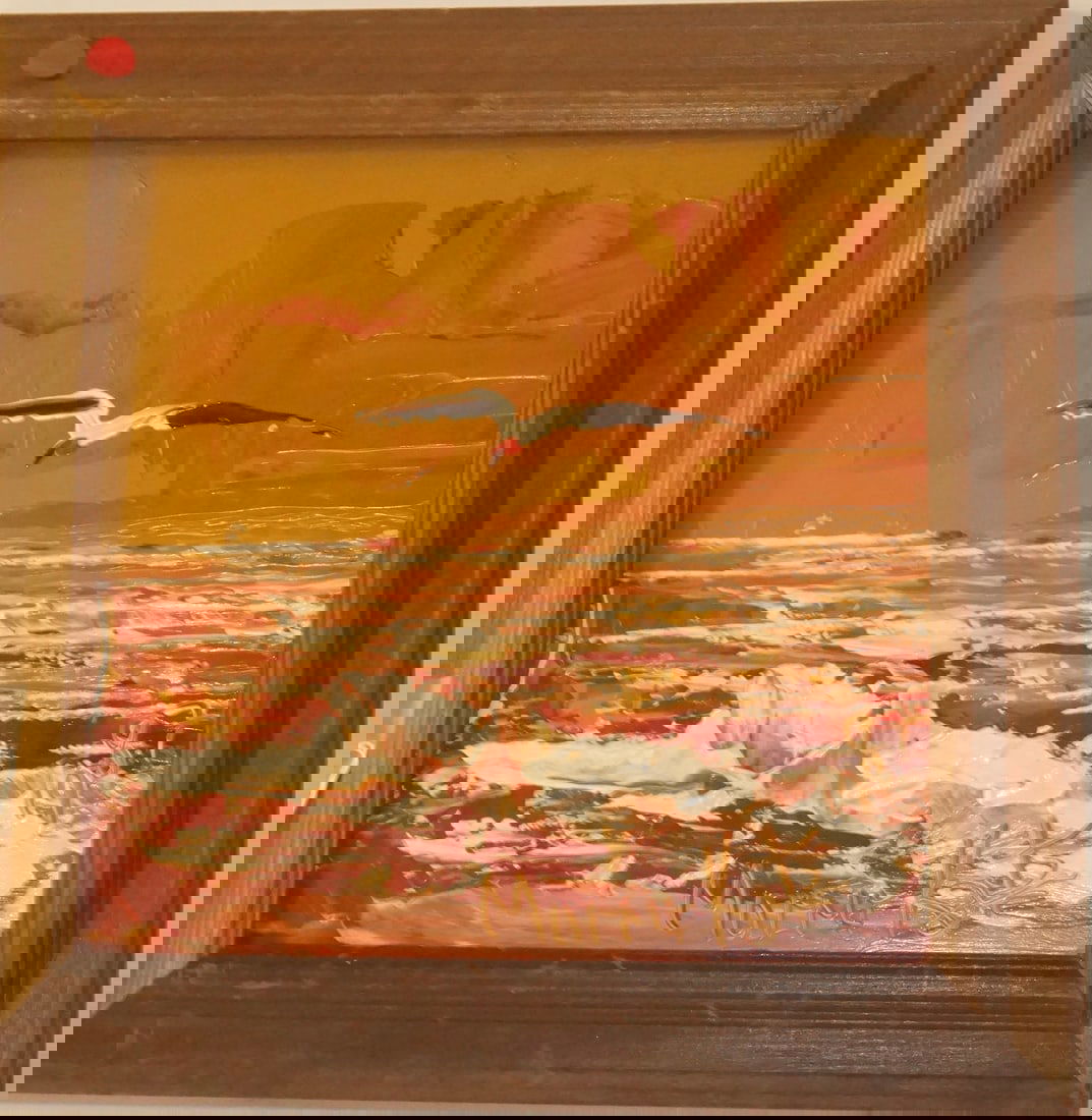 Morris Katz Oil on Board: Morris Katz Oil on Board 16" x 16"