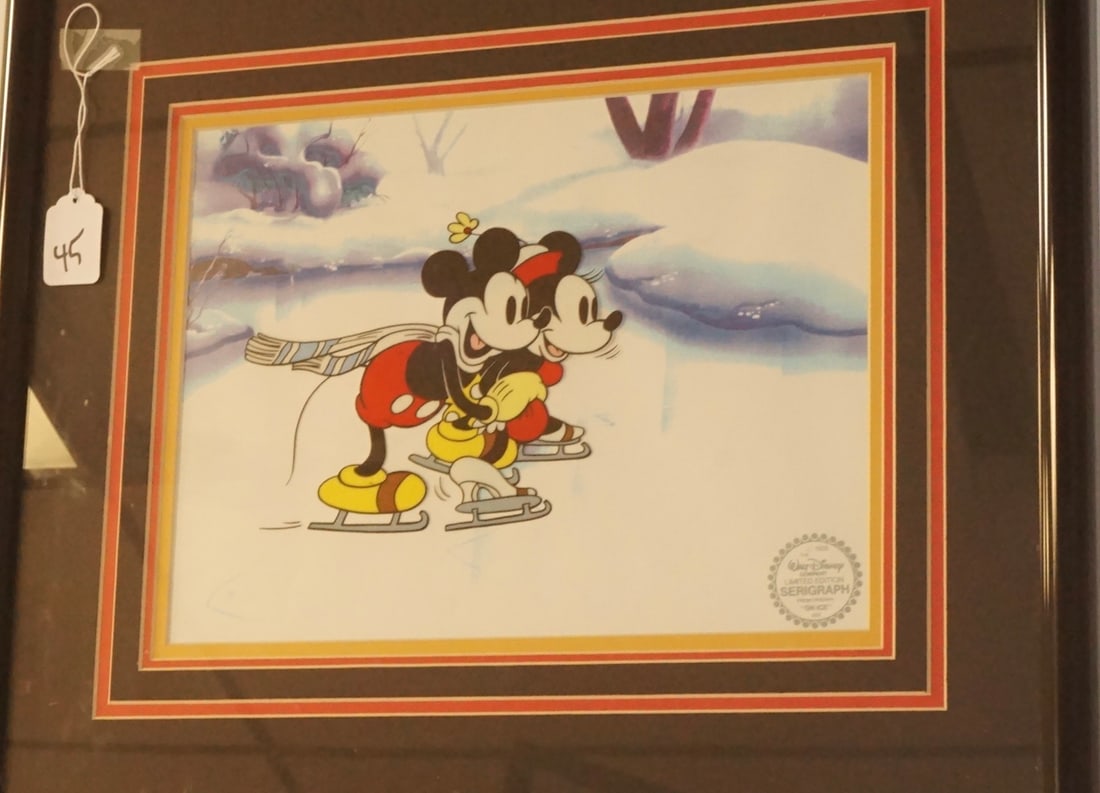 Disney Serigraph Minni Mouse & Mickey Mouse Animation Cel (1 of 3)