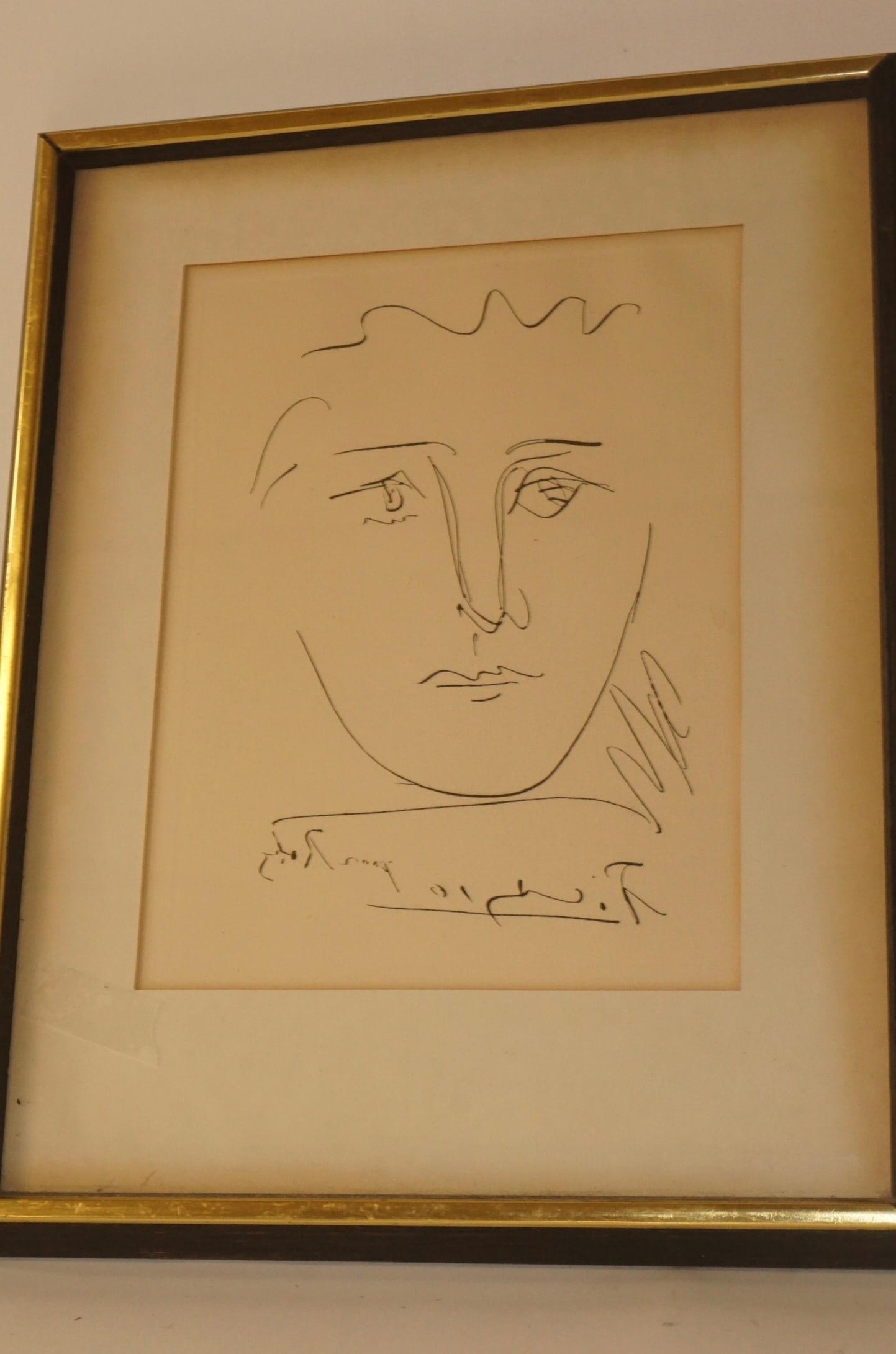 Picasso'Pour Robie' origianl etching: Picasso'Pour Robie' origianl etching 8" x 10" actual print