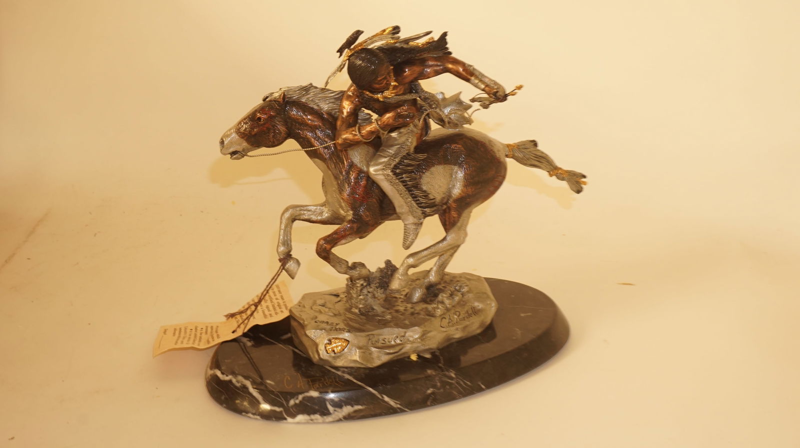 Puisurd' Christopher A Pardell Native American Mixed Medium Sculpture (1 of 4)