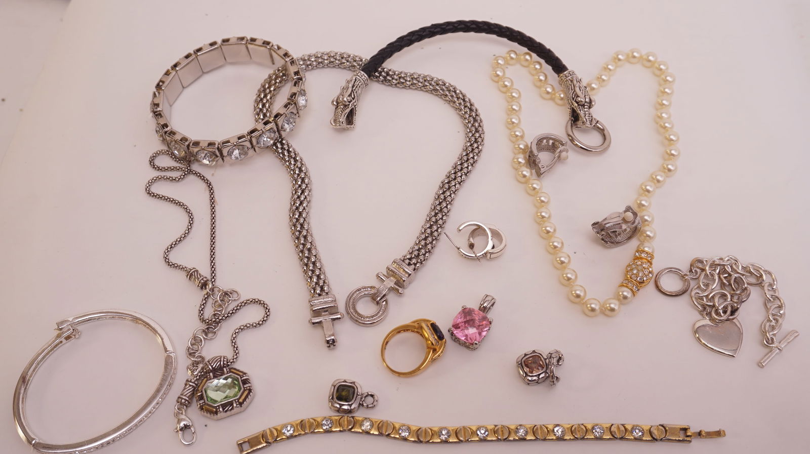 Inspired by designer David Yurman, Tiffany & John Hardy. This collection includes: Bracelets, (1 of 3)