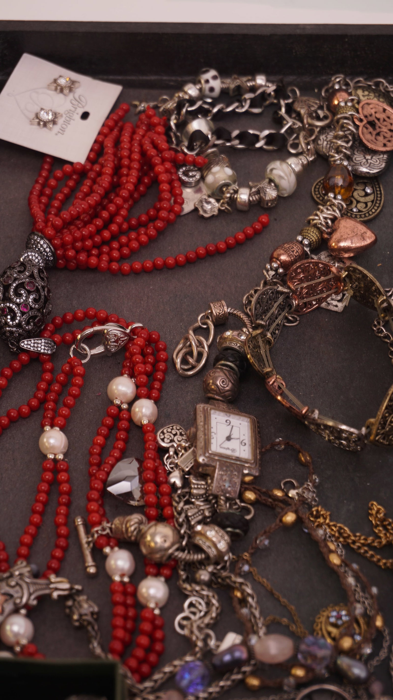 Alex & Ani Charm Braclets: Large Lot of MiscelaneousAlex & Ani Costume Jewlery Charm Braclets
