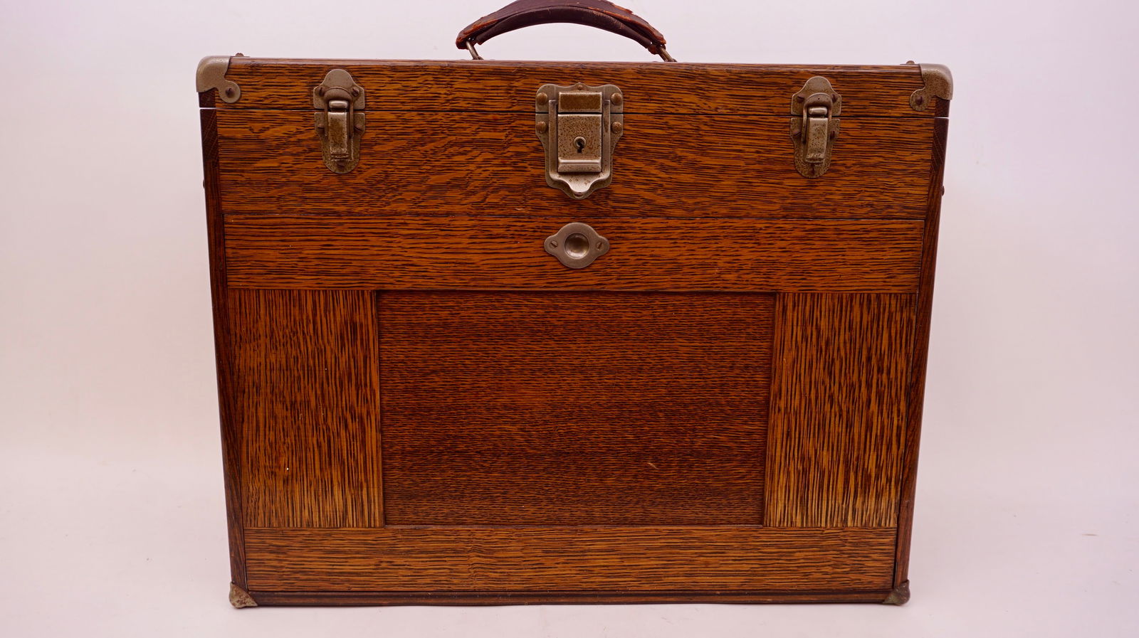 Gerstner Quarter sawed Oak Machinist Tool Box 11 drawers (1 of 2)