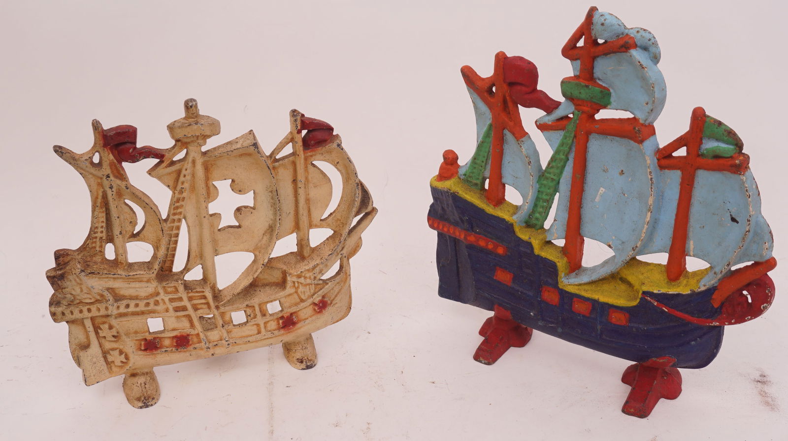 Two Cast Iron Ship Door Stops (1 of 4)