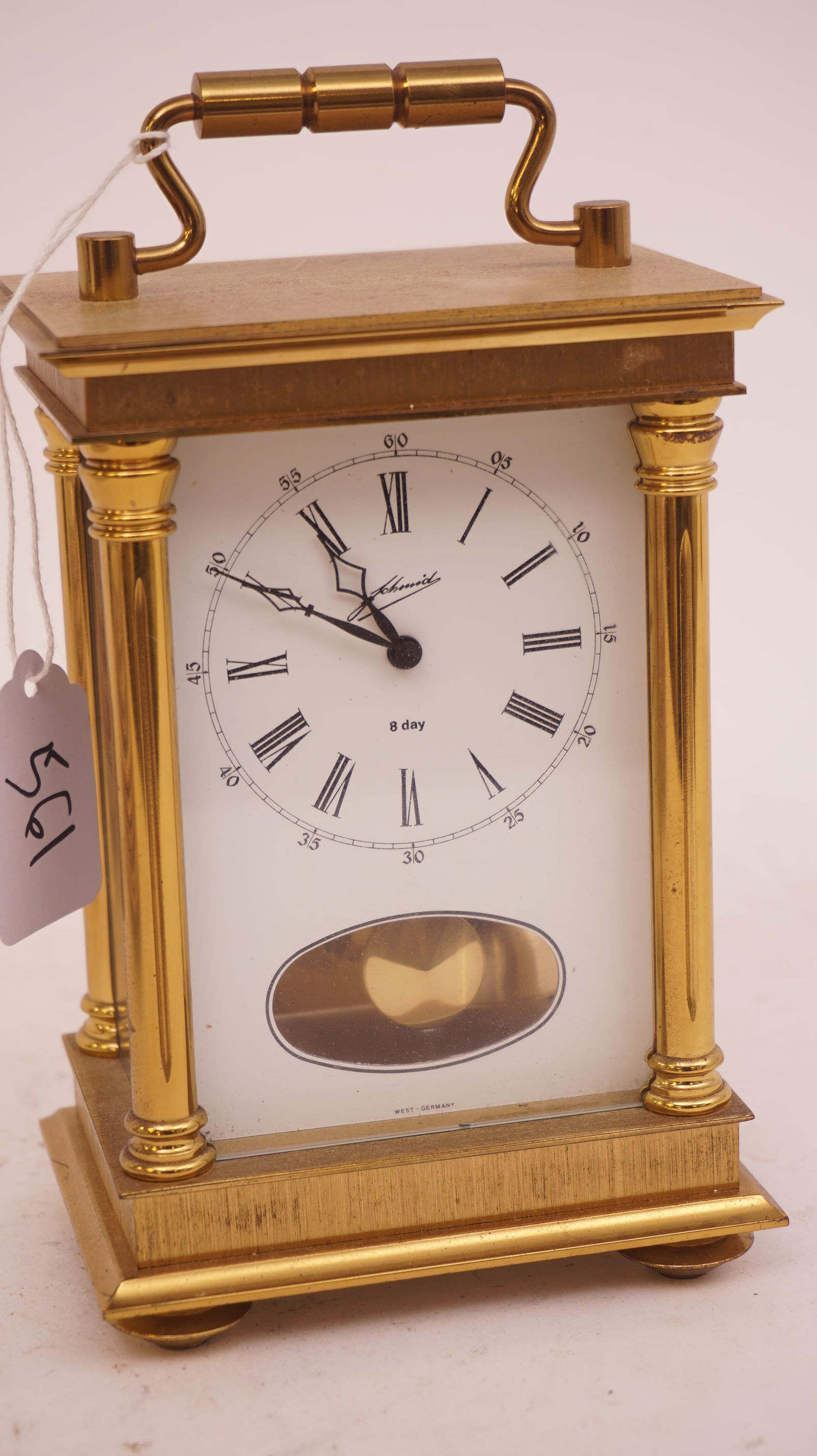 Vintage German Brass Carridge Clock (1 of 3)