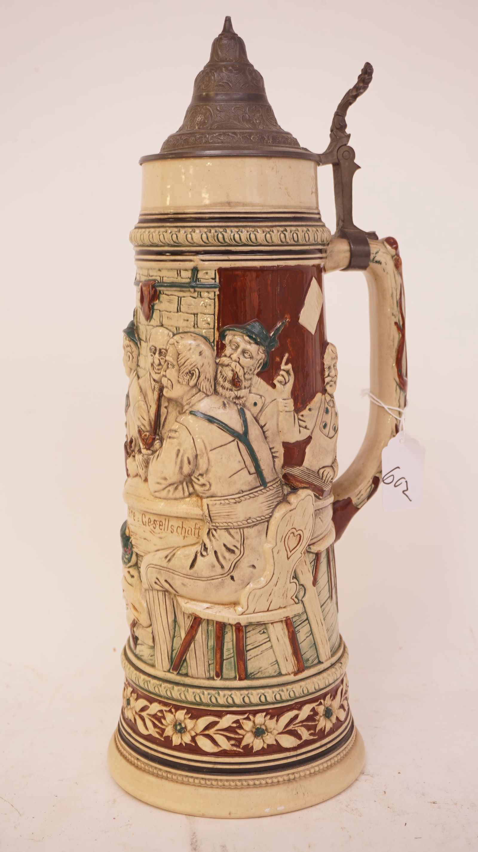 Antique German 2 Liter Beer Stein (1 of 2)