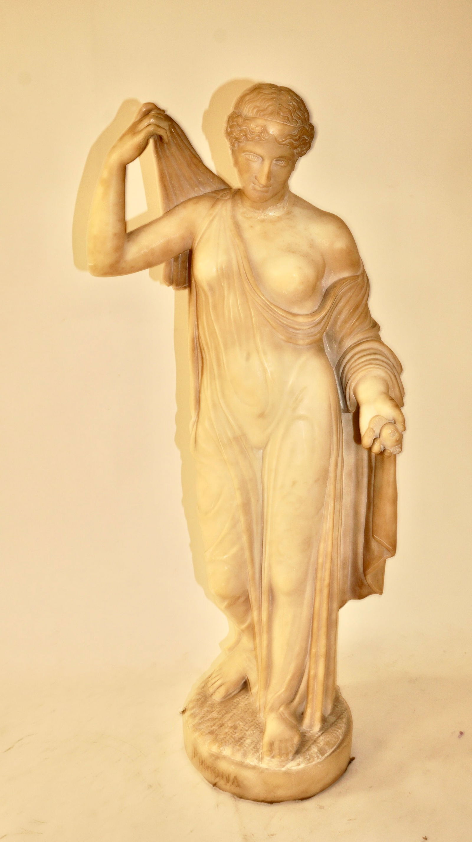 Antique Victorian Marble Statue Greek Godess Pomona (1 of 14)